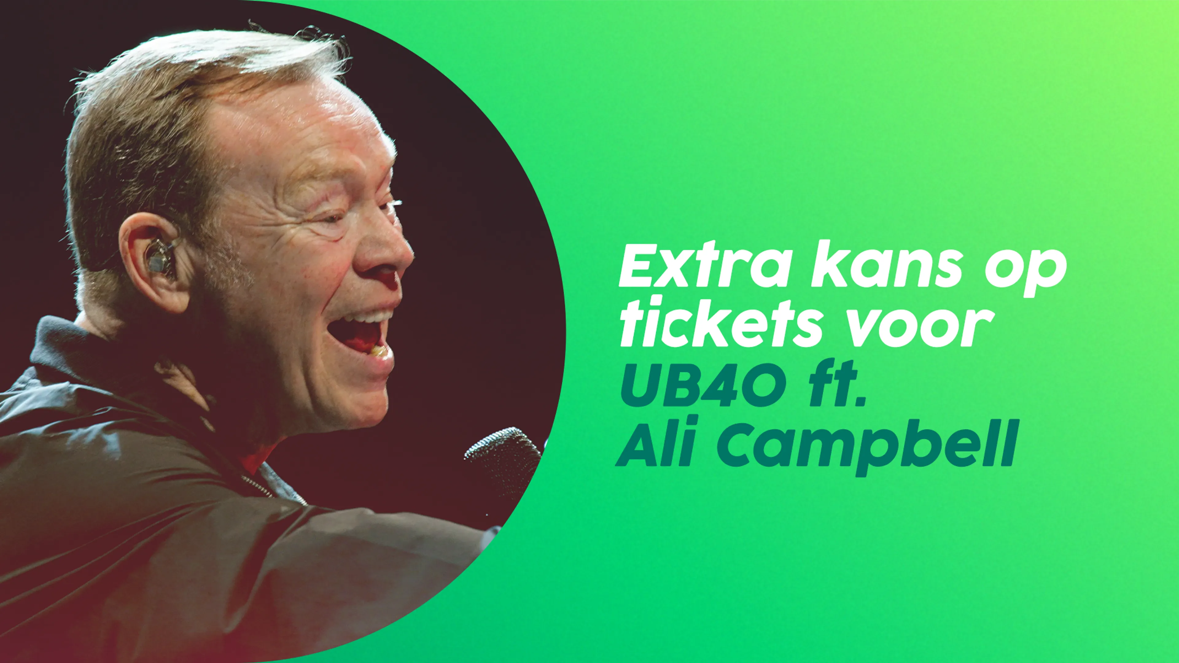 Maak extra kans op tickets voor UB40 ft. Ali Campbell