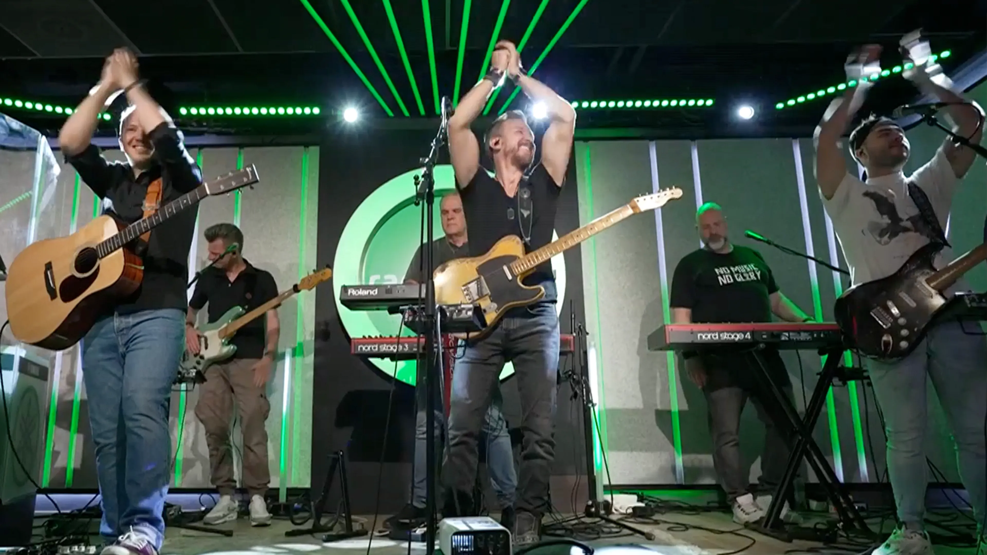 Genieten! Brucified live in de studio met ijzersterke Bruce Springsteen-covers