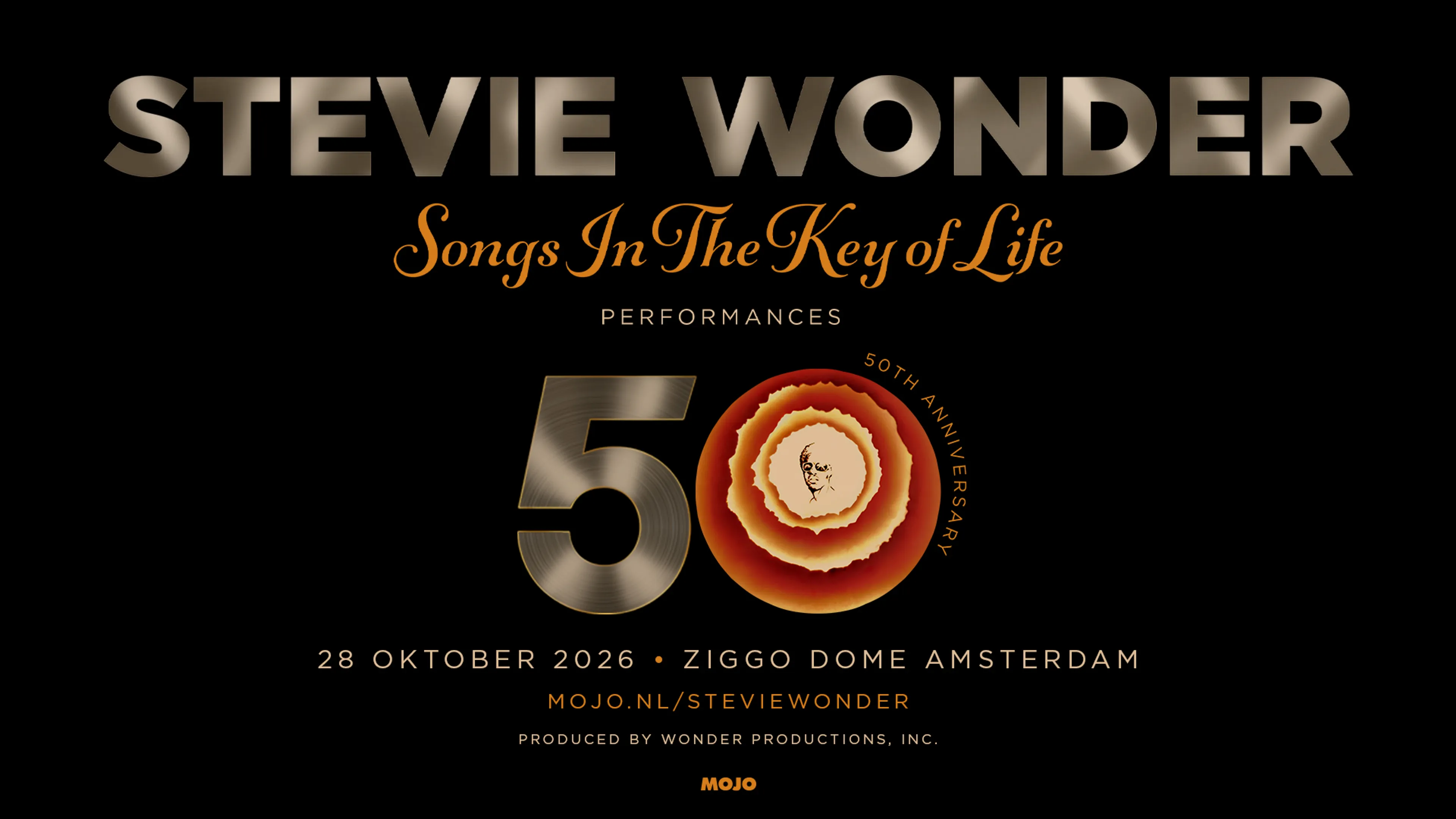 Win tickets van 10 voor Stevie Wonder in Ziggo Dome