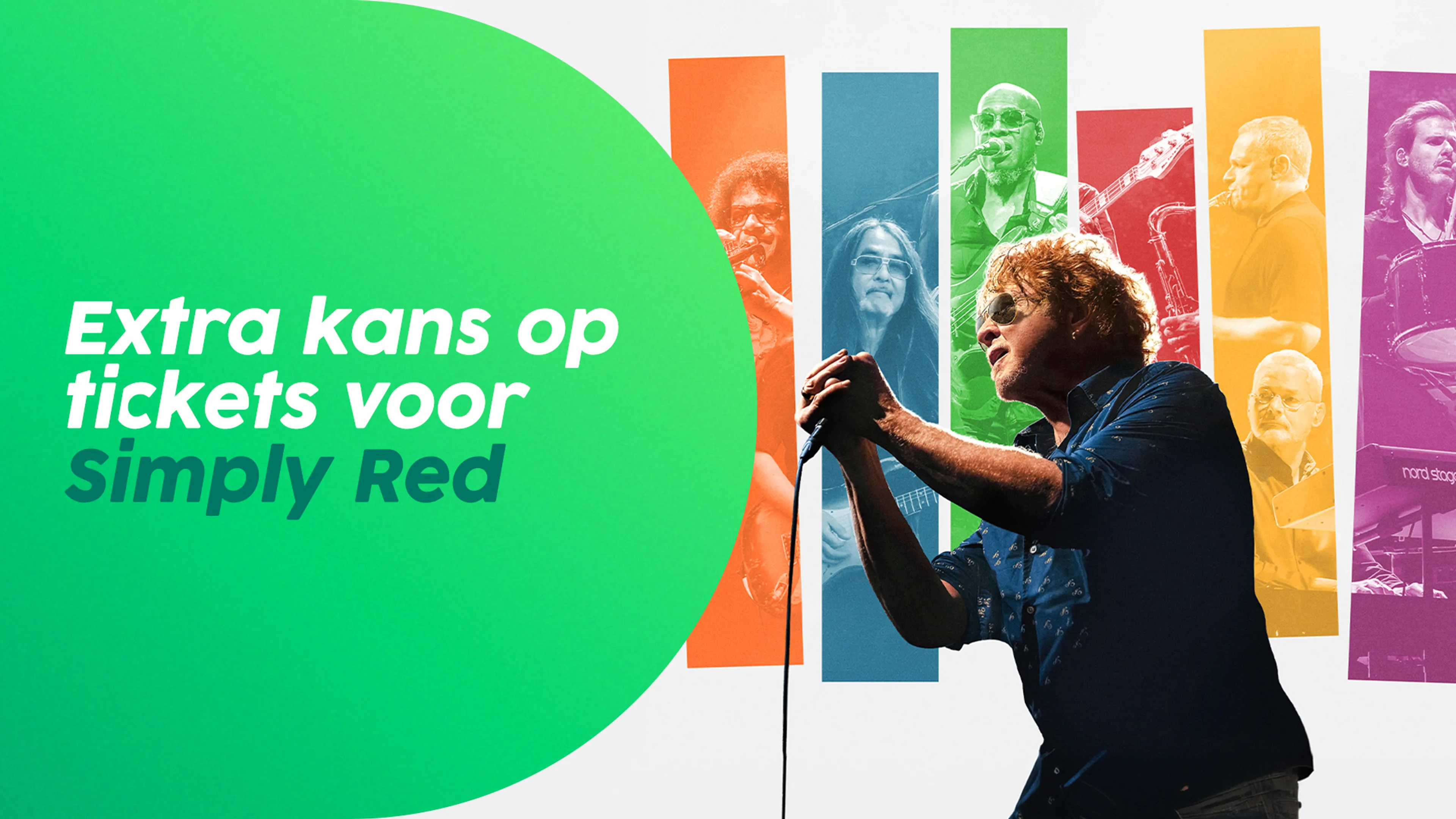 Maak extra kans op tickets van 10 voor Simply Red
