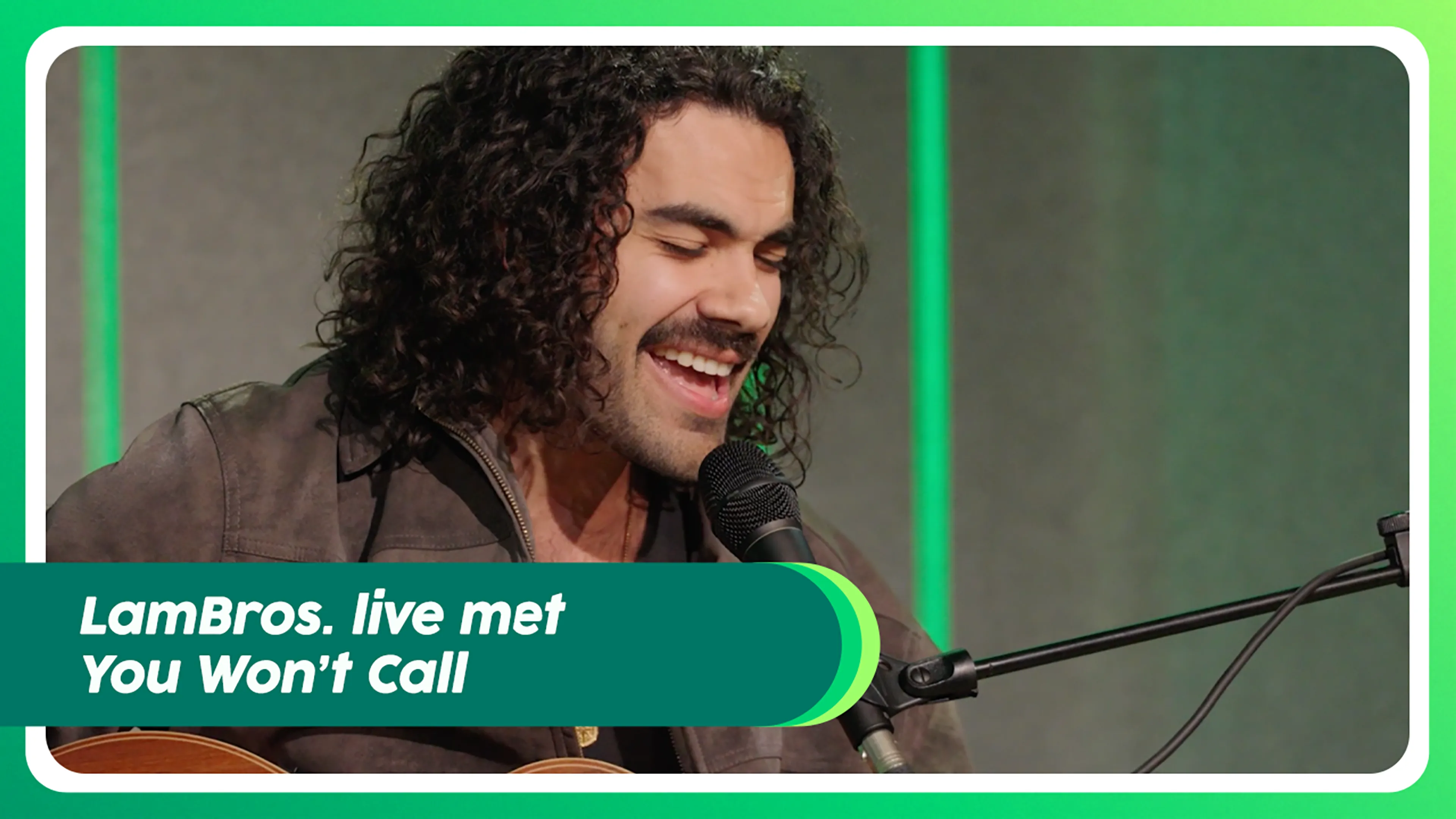 LamBros. live met You Won't Call in Radio 10 Staat Op!