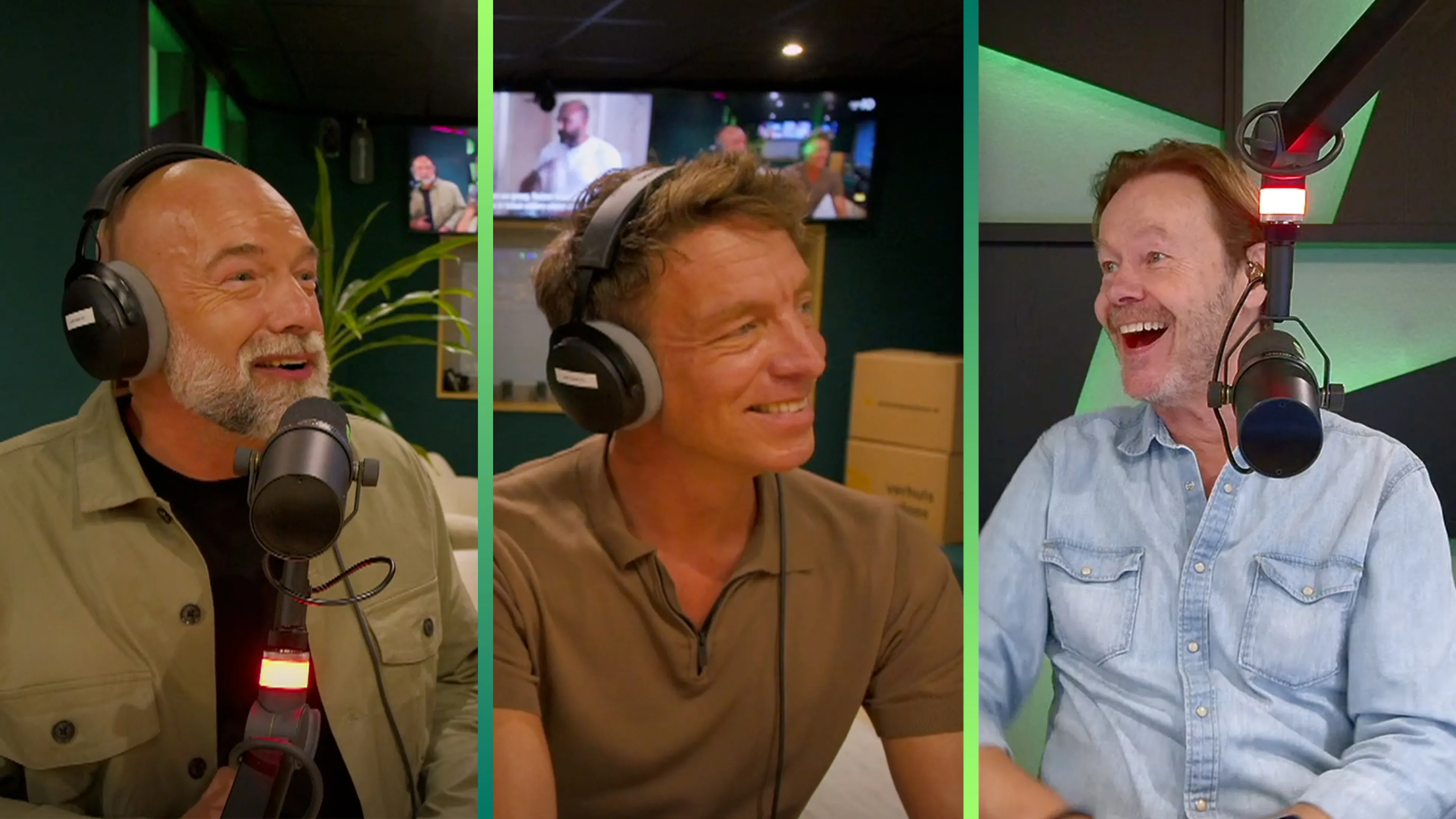 Jan-Willem en Jeroen buurten bij Gijs en komen met een belangrijke aankondiging...