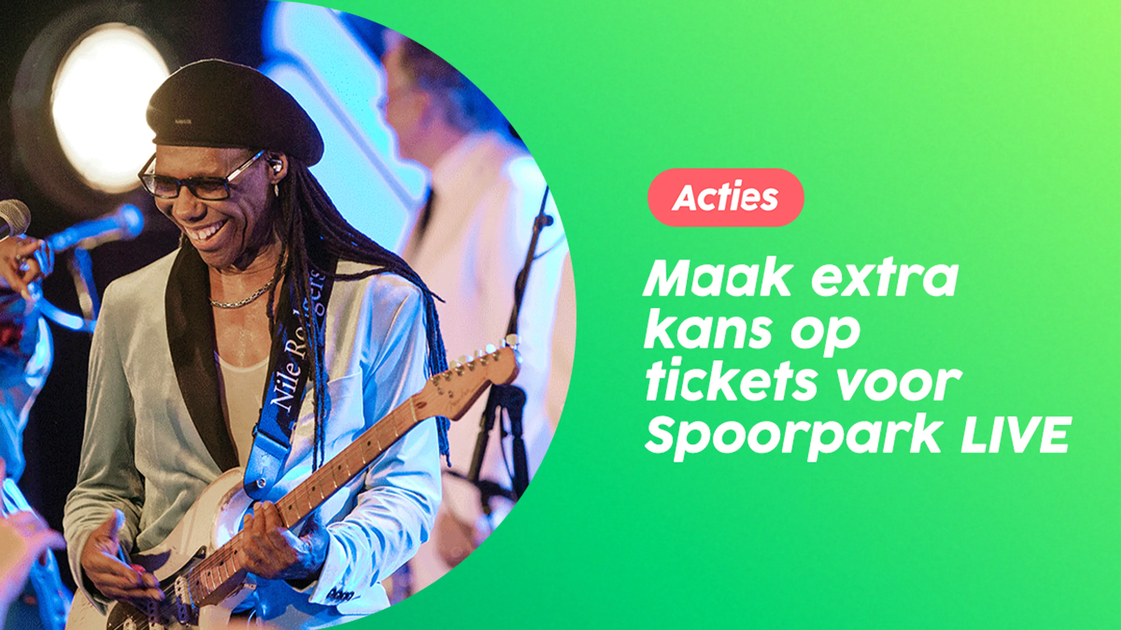 Maak extra kans op tickets voor Spoorpark LIVE: schrijf je in voor de nieuwsbrief