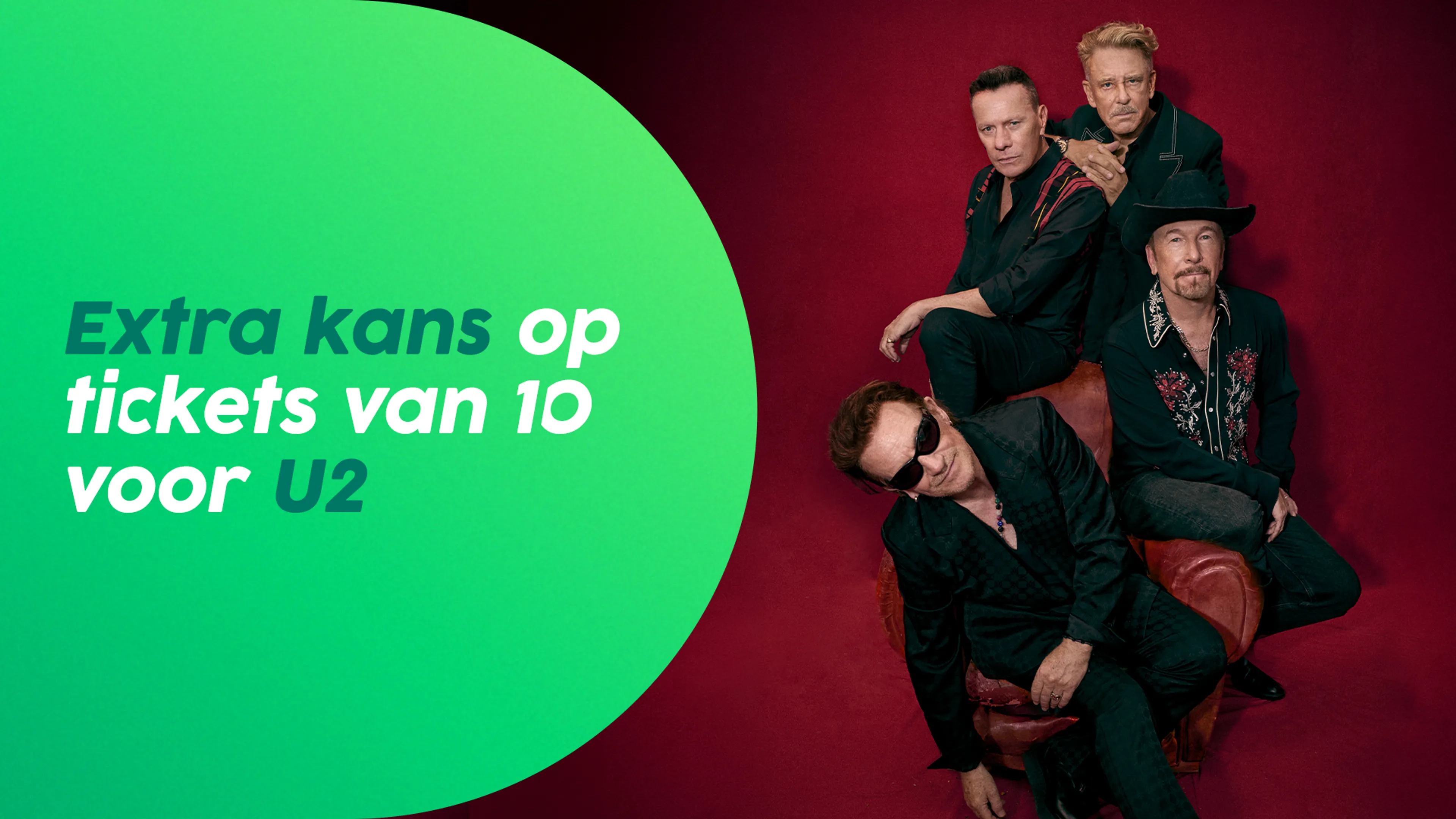 Extra kans op tickets voor U2: schrijf je in