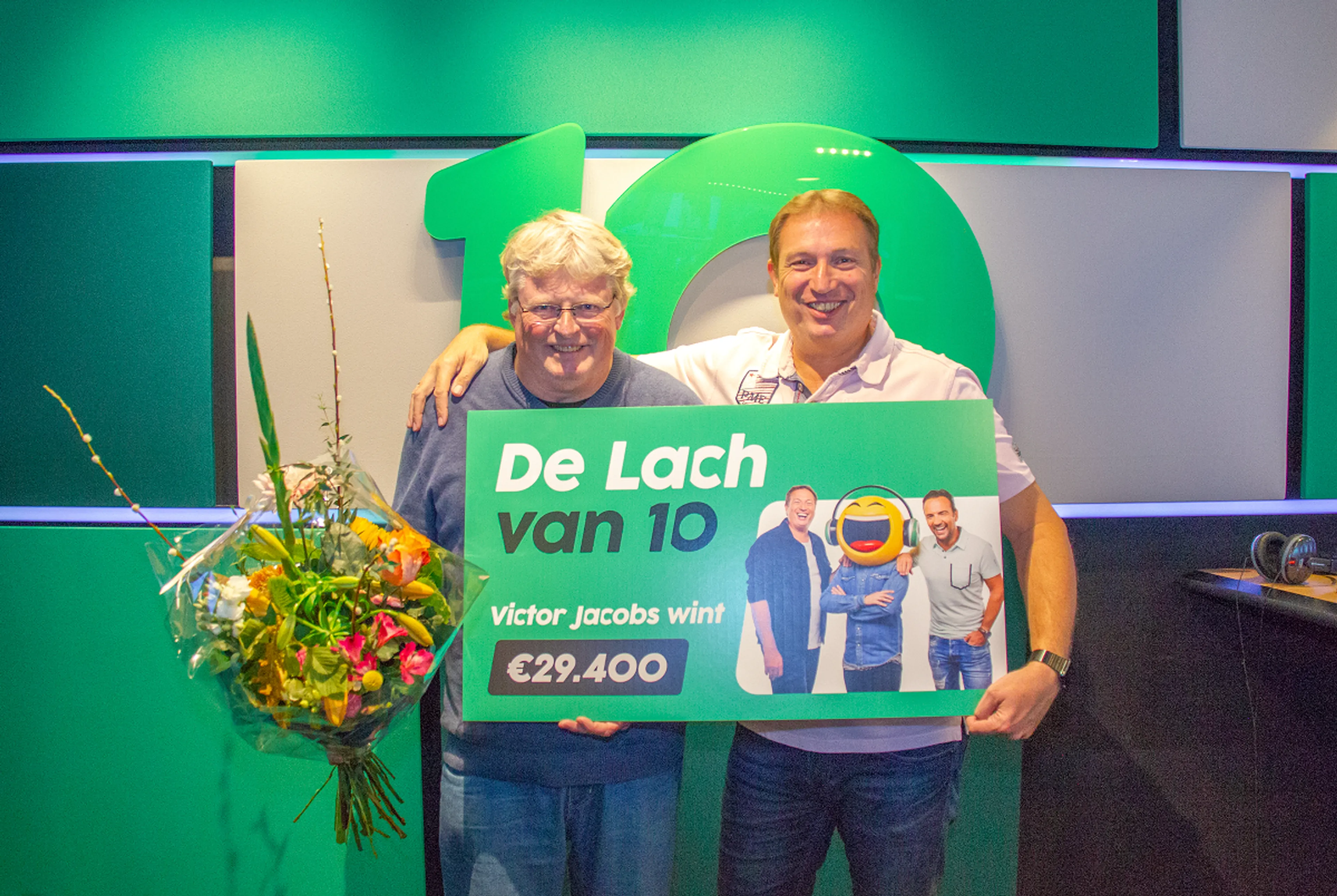 Lach Jan Joost van Gangelen levert Victor Jacobs €29.400,- op