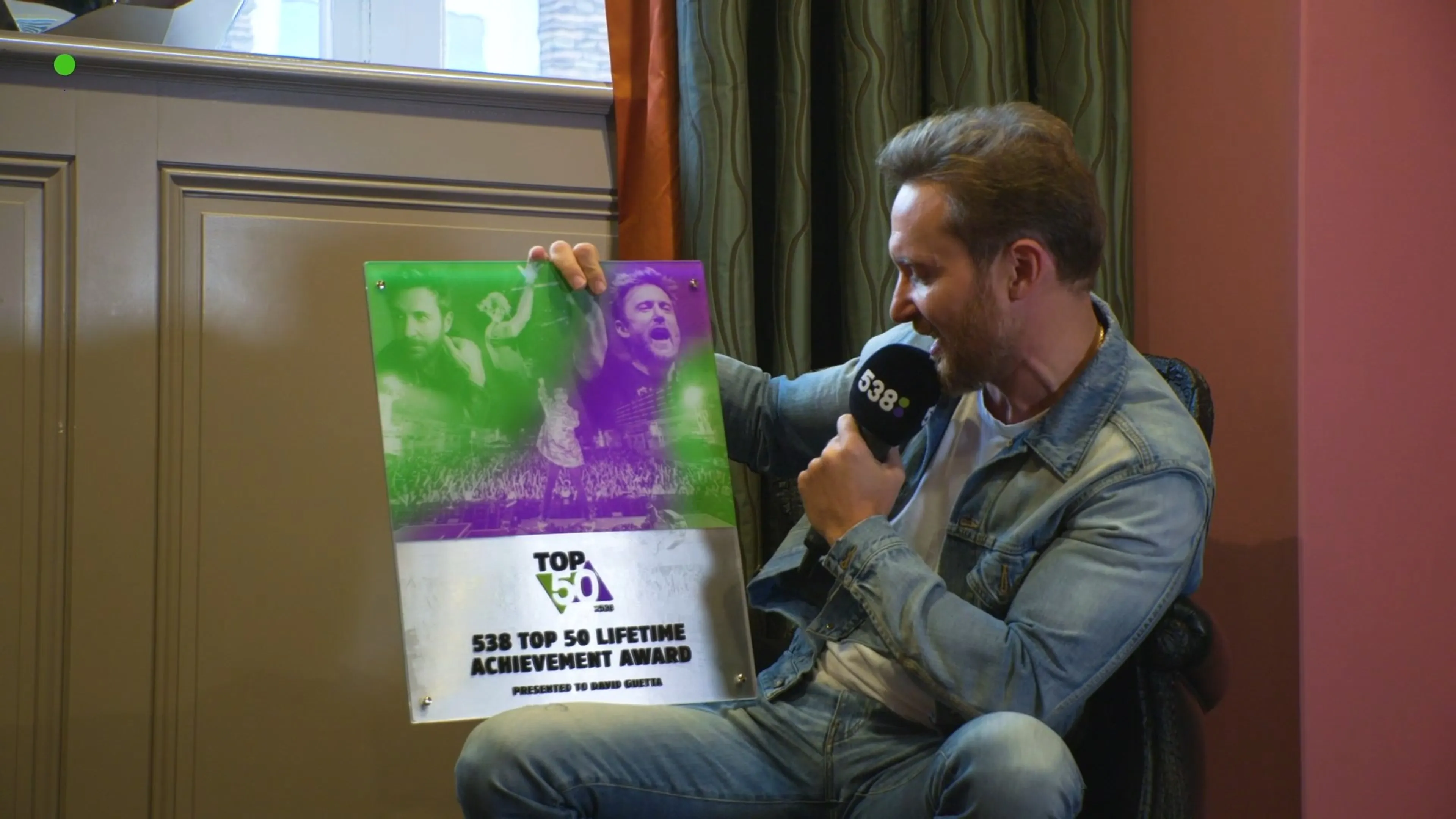David Guetta krijgt 538 TOP 50 award