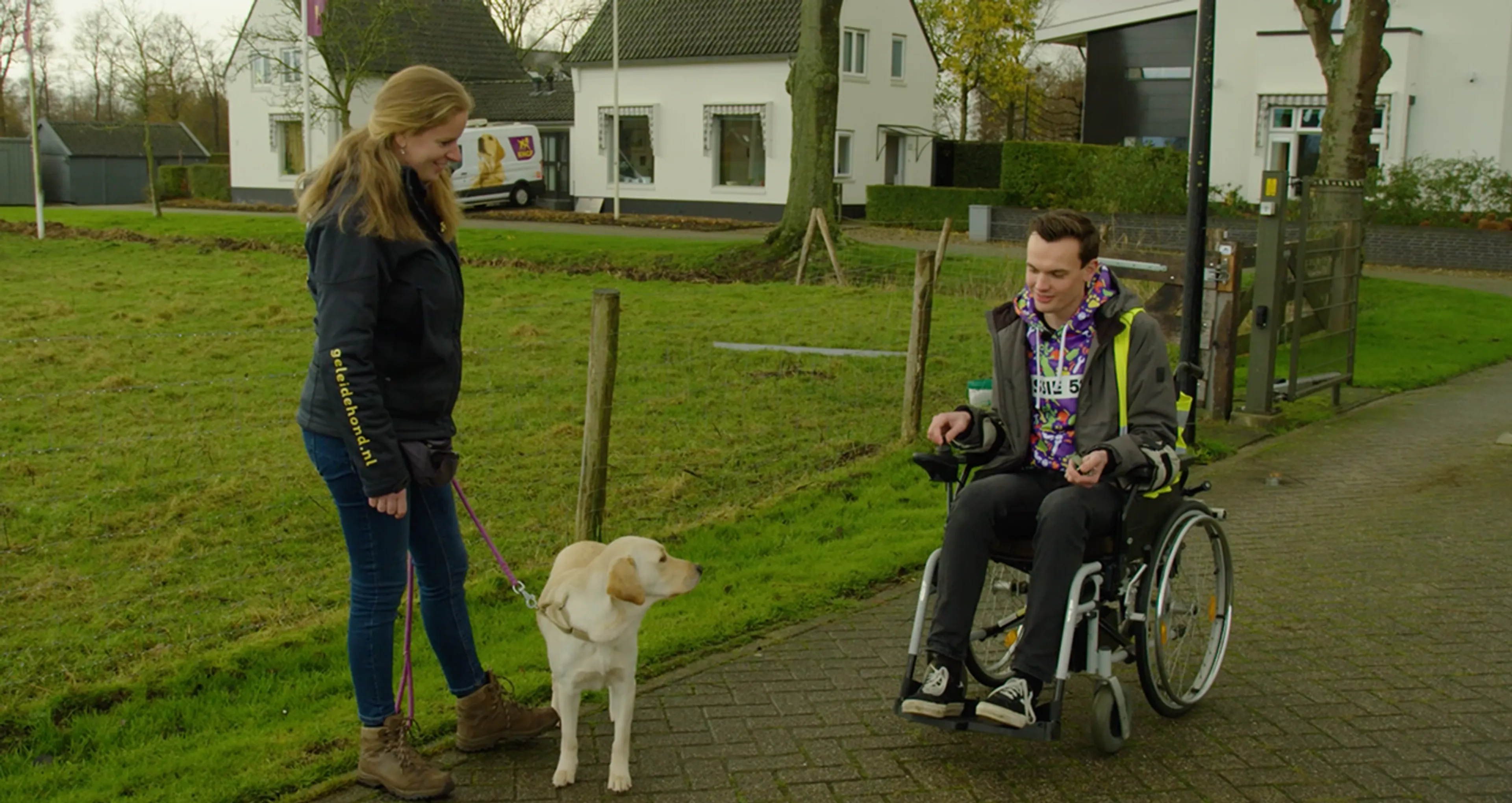 Missie geslaagd: opleidingshuis voor het trainen van blindengeleidehonden