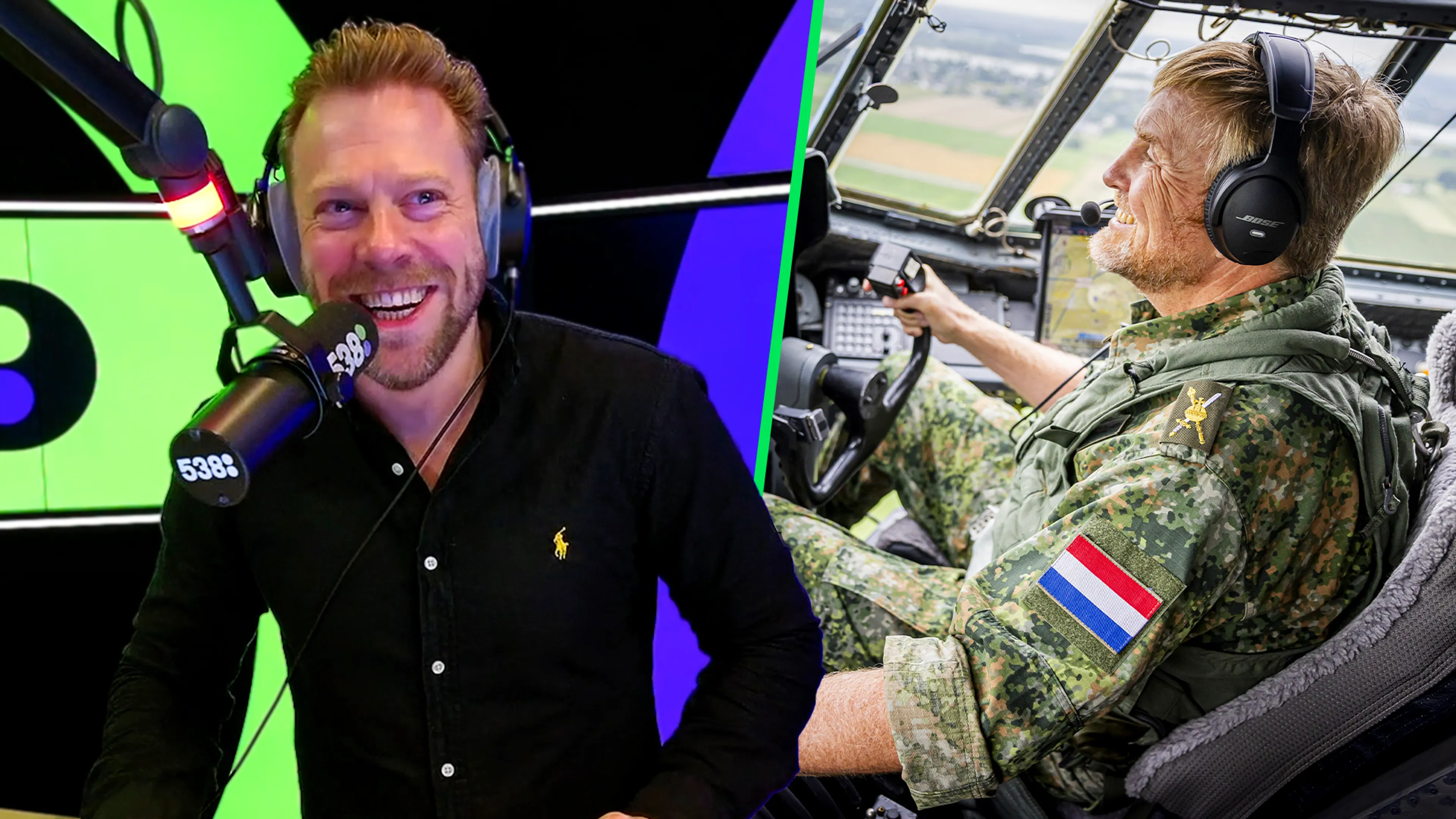 Marjolein heeft al twee keer met de koning gevlogen