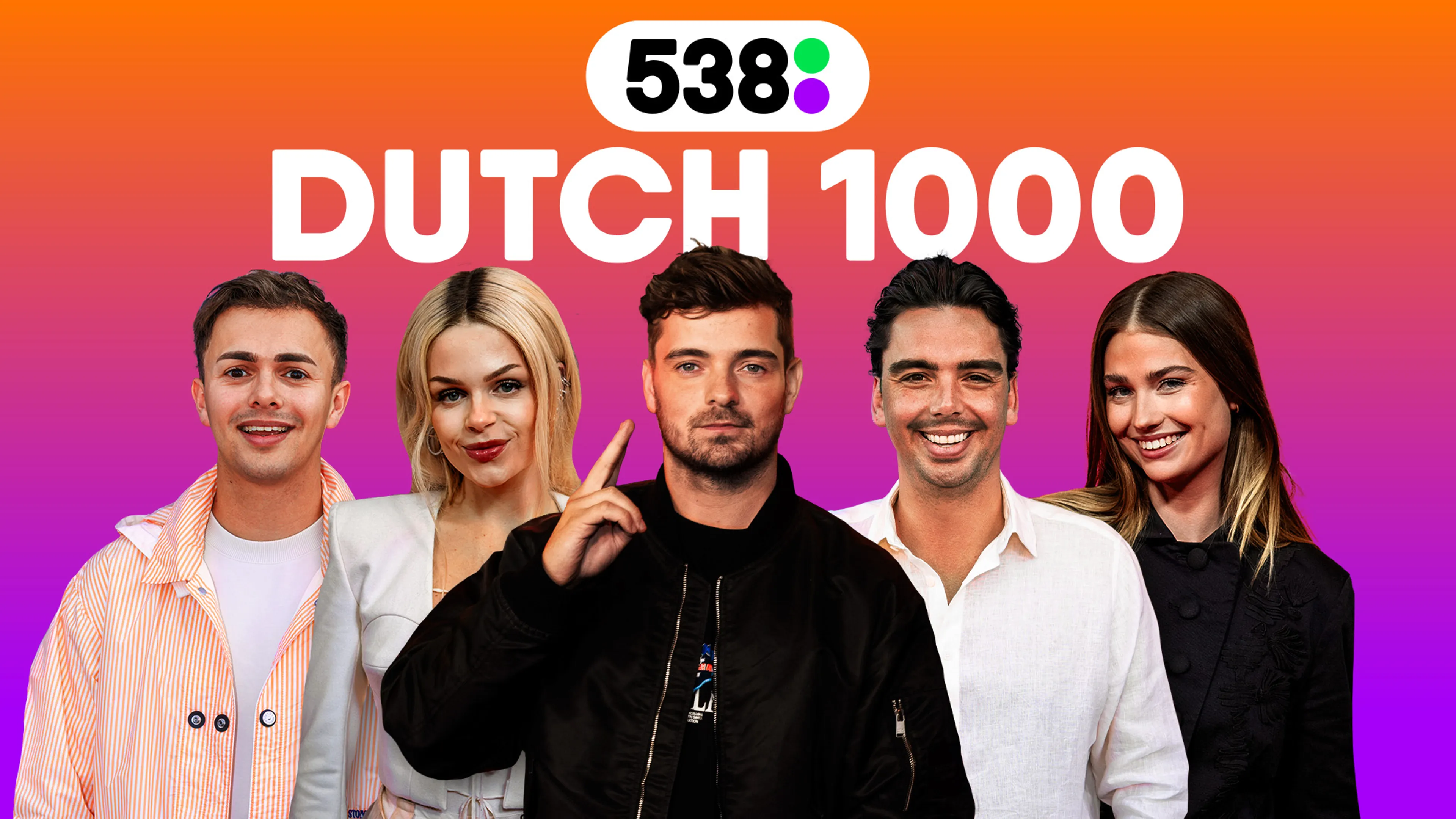 De grootste hits van Nederlandse bodem hoor je in de 538 Dutch 1000 🧡🇳🇱