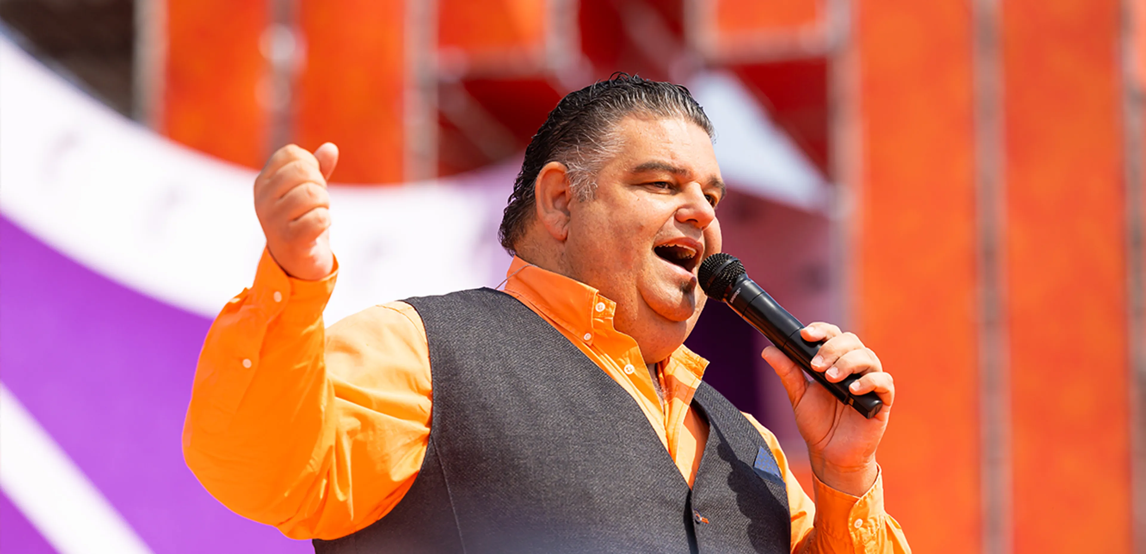 Het was genieten met Django Wagner op 538 Koningsdag!