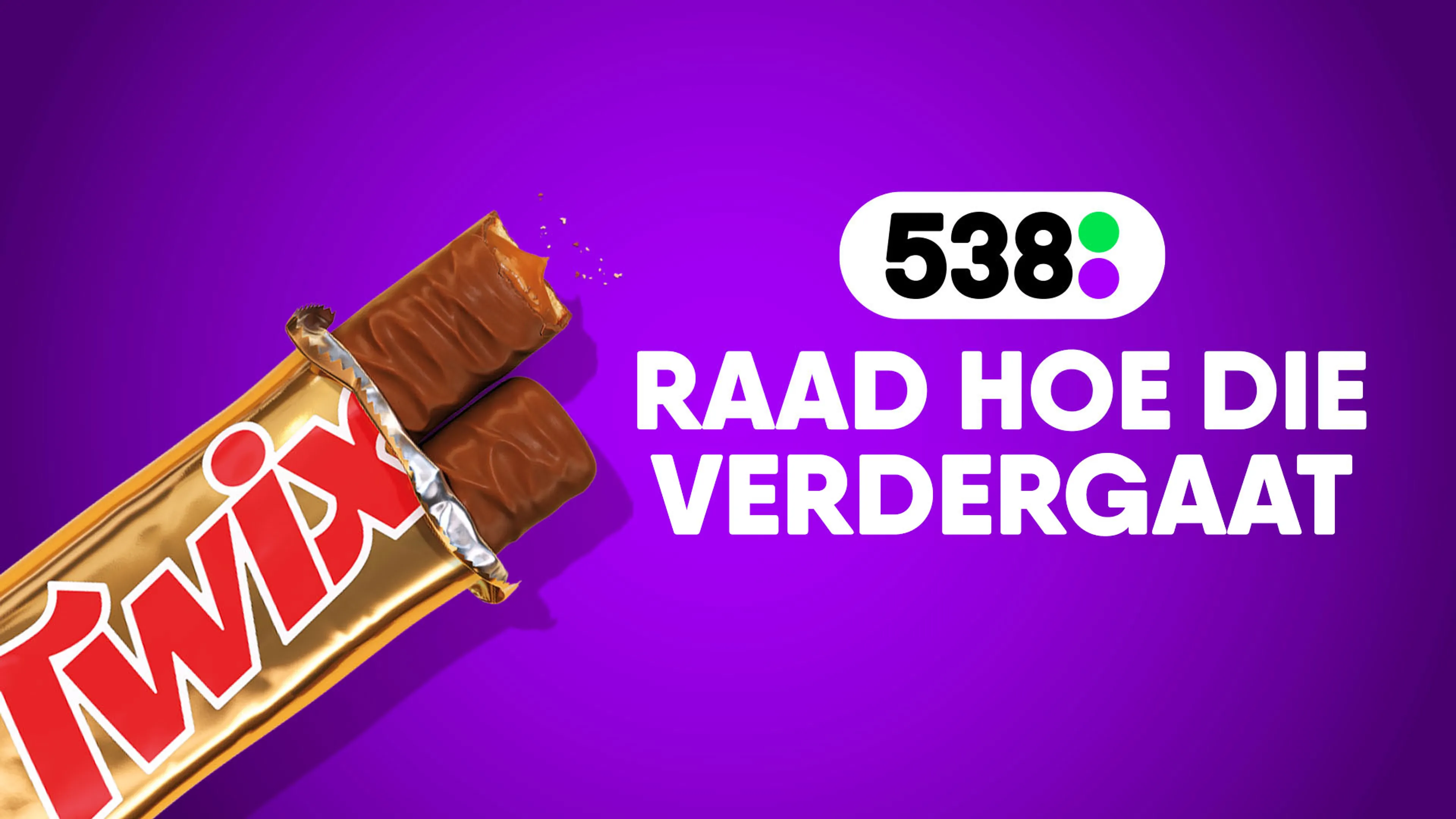 Raad hoe die verdergaat en win € 538,-  én een Twix Prijzenpakket