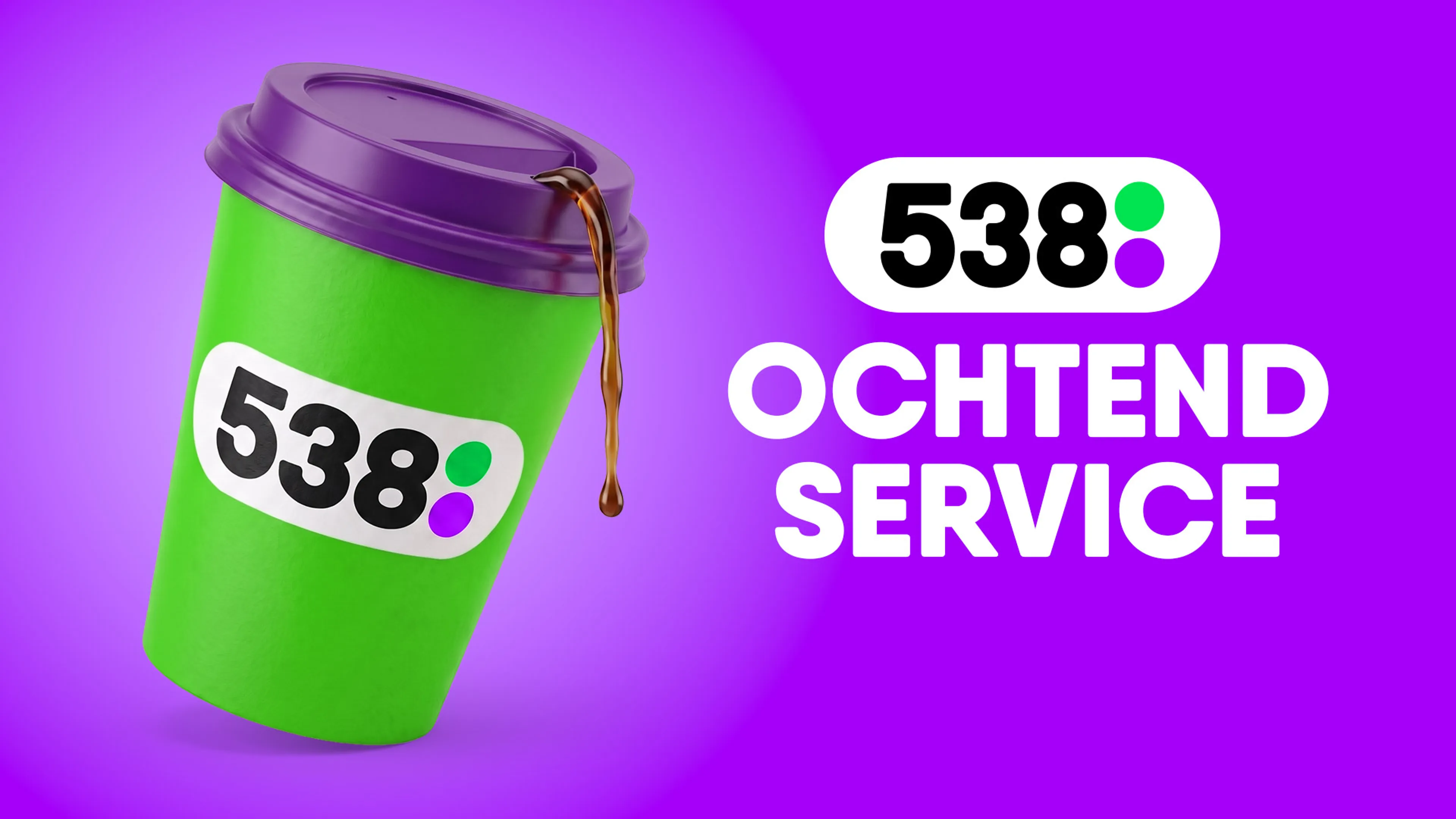 Scoor gratis koffie bij de 538 Ochtendservice! ☕️