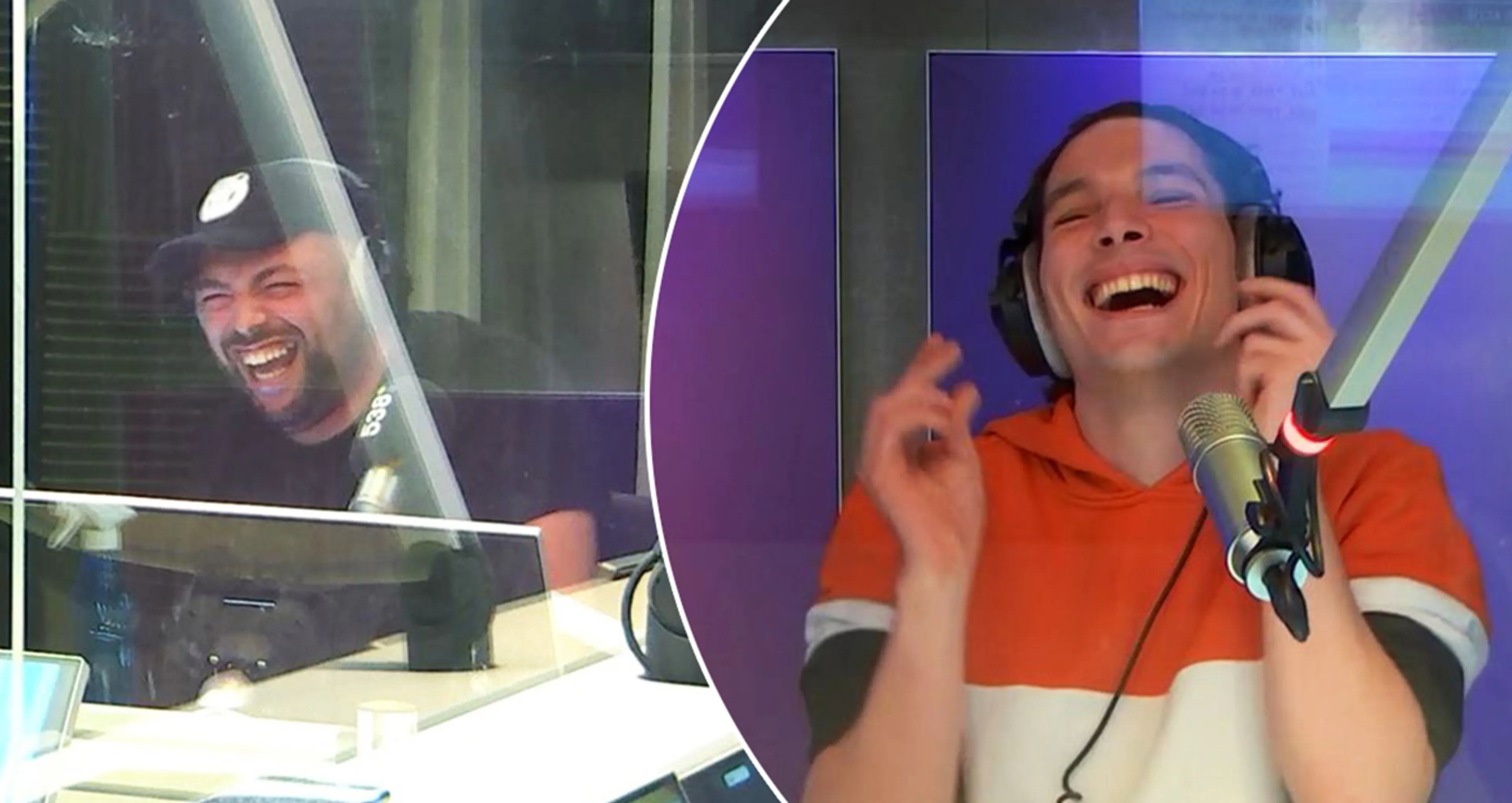 Dit gebeurt er als Qucee onze luisteraars aan het lachen probeert te maken...