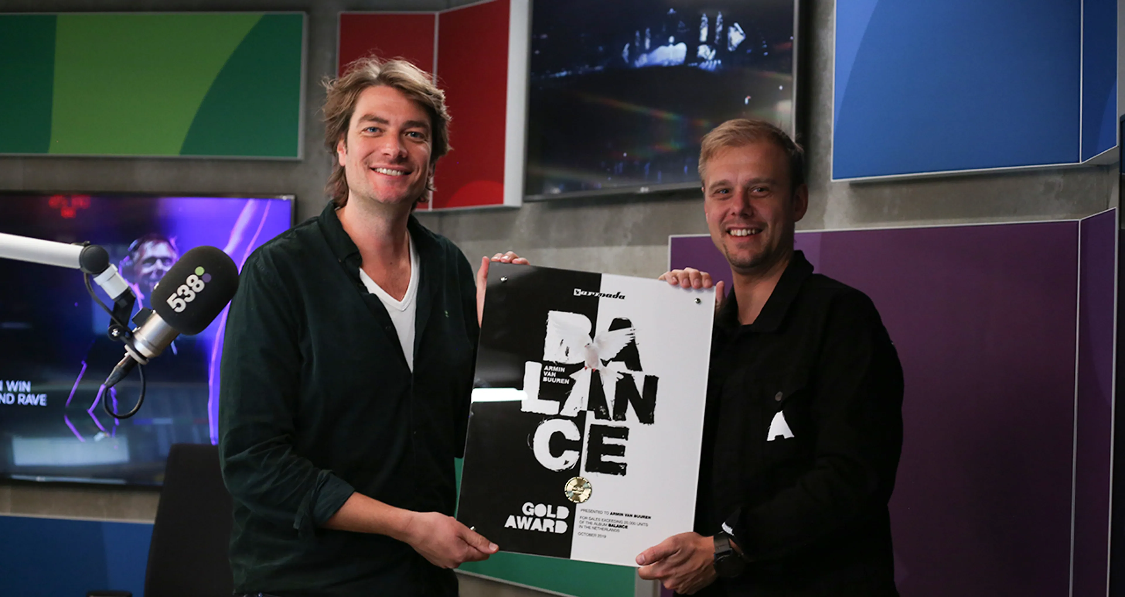 Armin sidekick bij De 538 Ochtendshow met Frank!