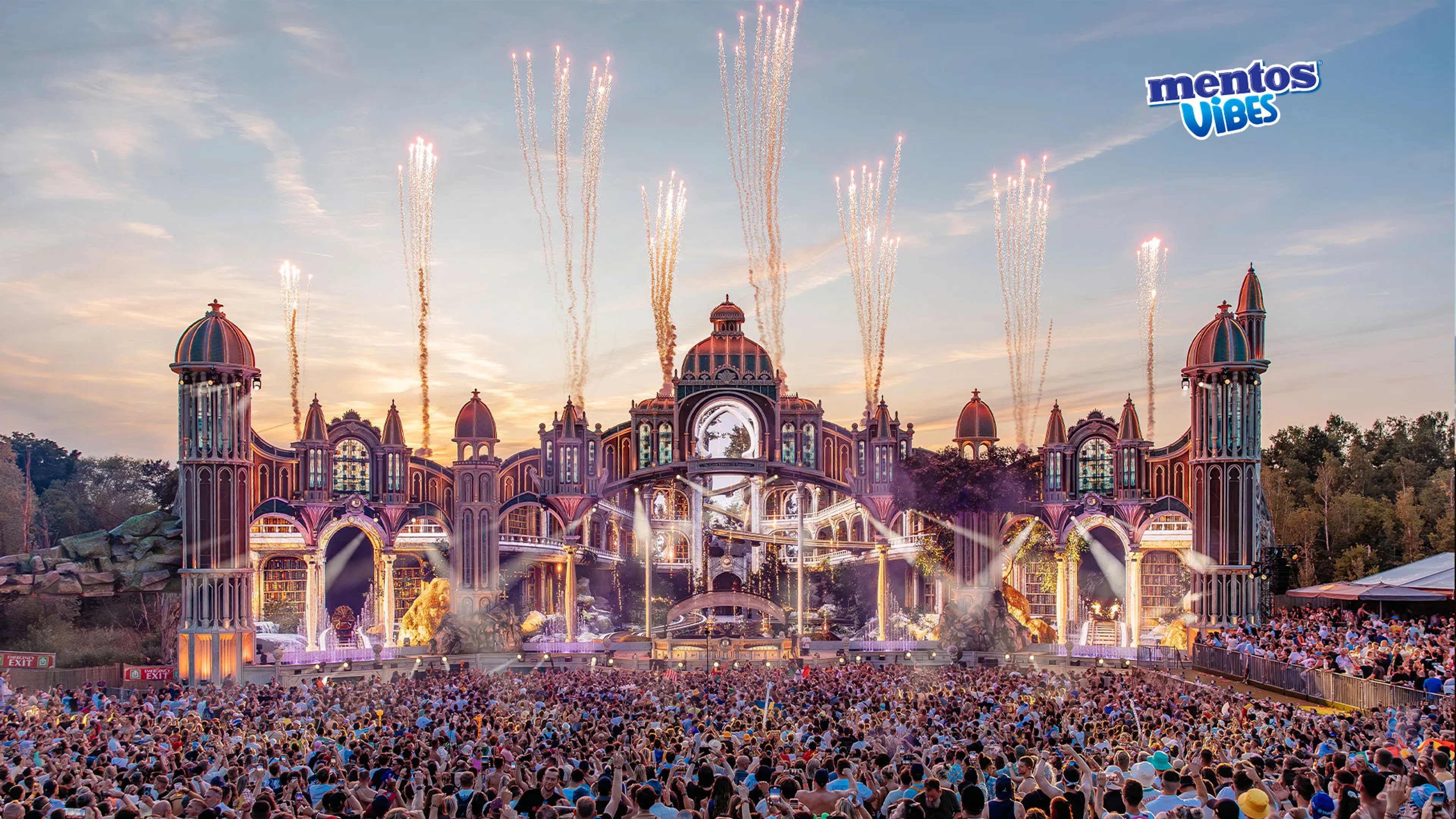 Ga naar Tomorrowland met 538 en Mentos Vibes 🪩