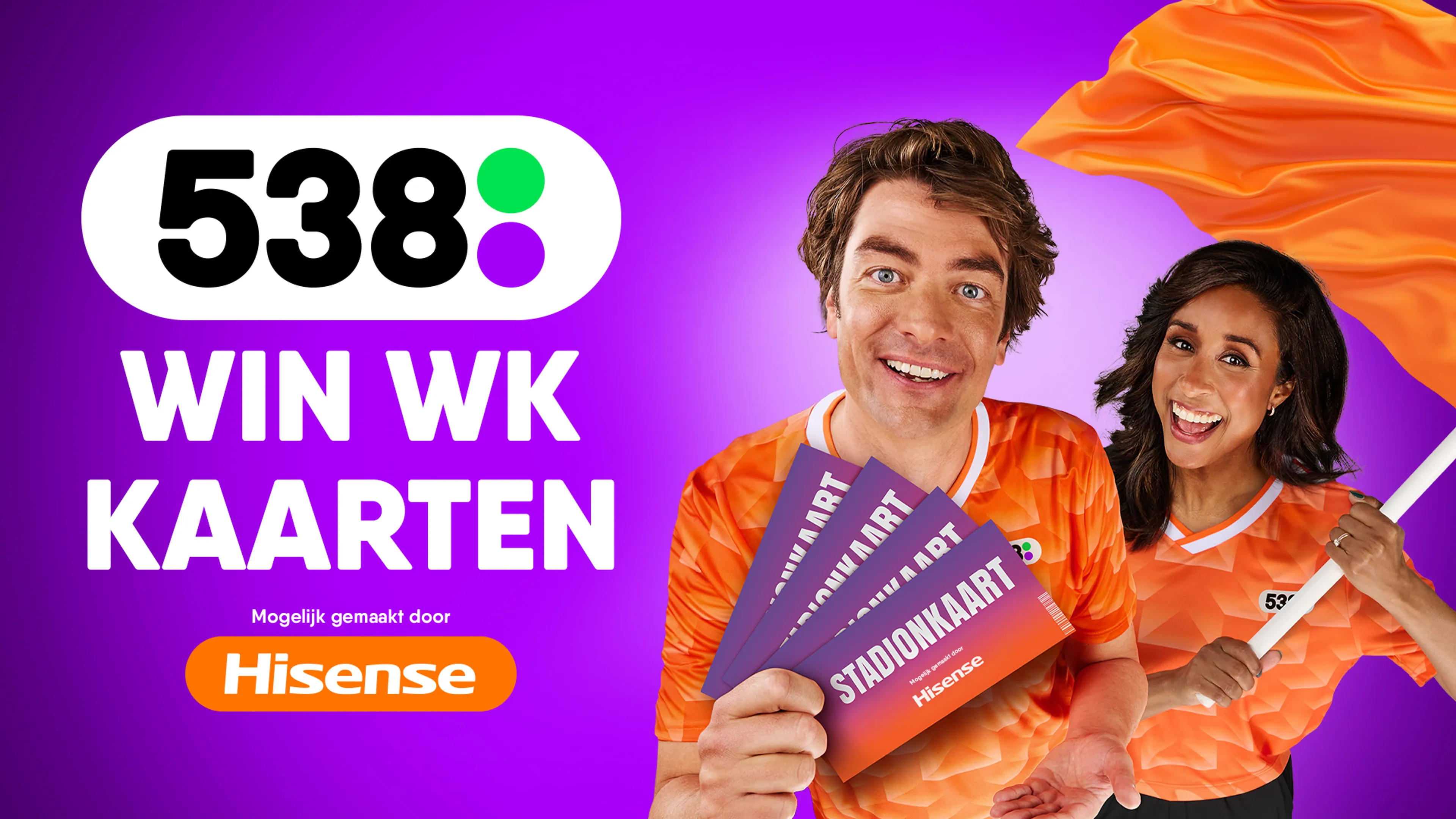 Win een trip naar de WK-wedstrijd Nederland - Japan én een Hisense TV 🤯🇺🇸