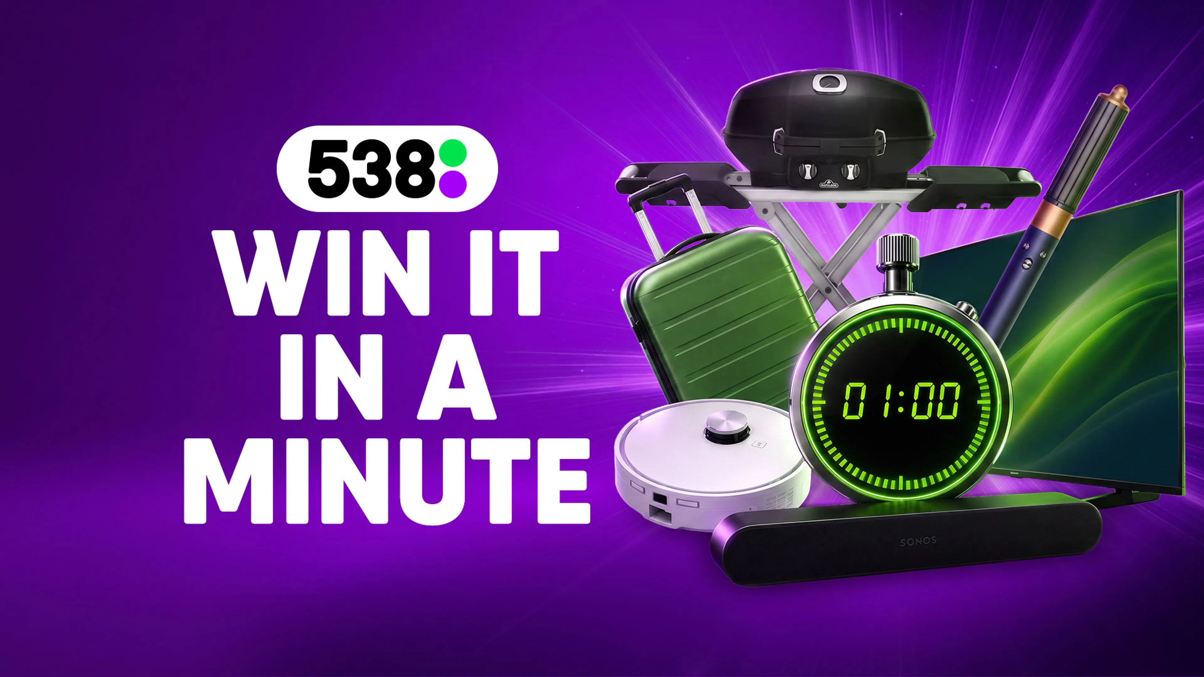Win fantastische prijzen in Win It In A Minute ⏱️🔥