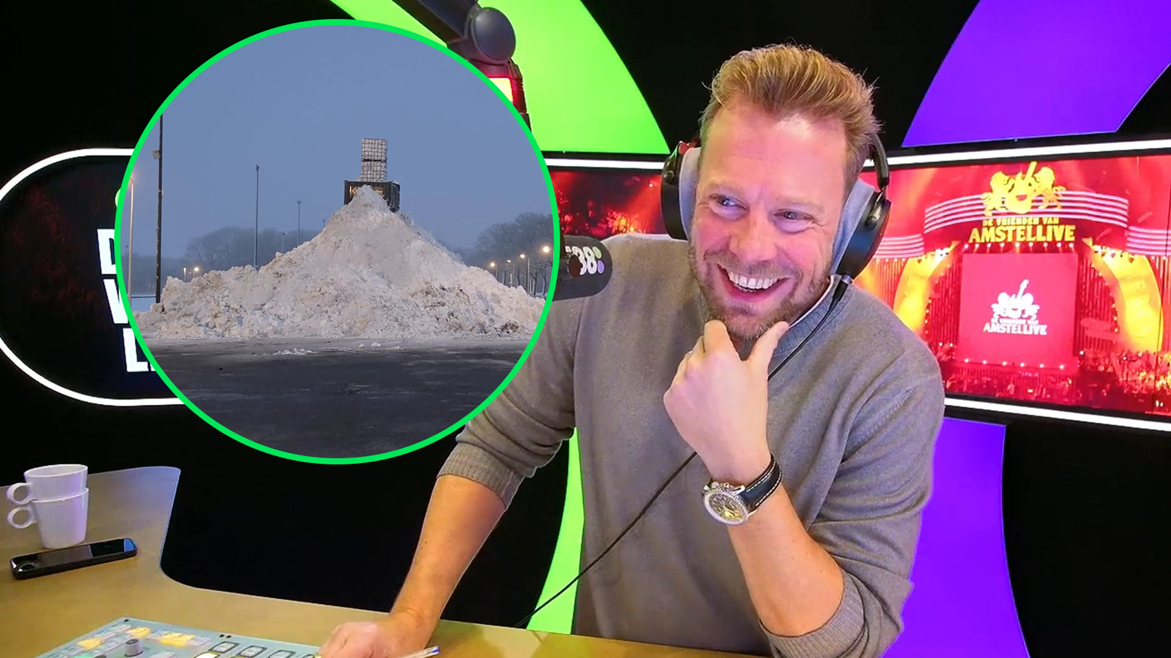 Peter bouwt de grootste sneeuwpop van Nederland! ☃️