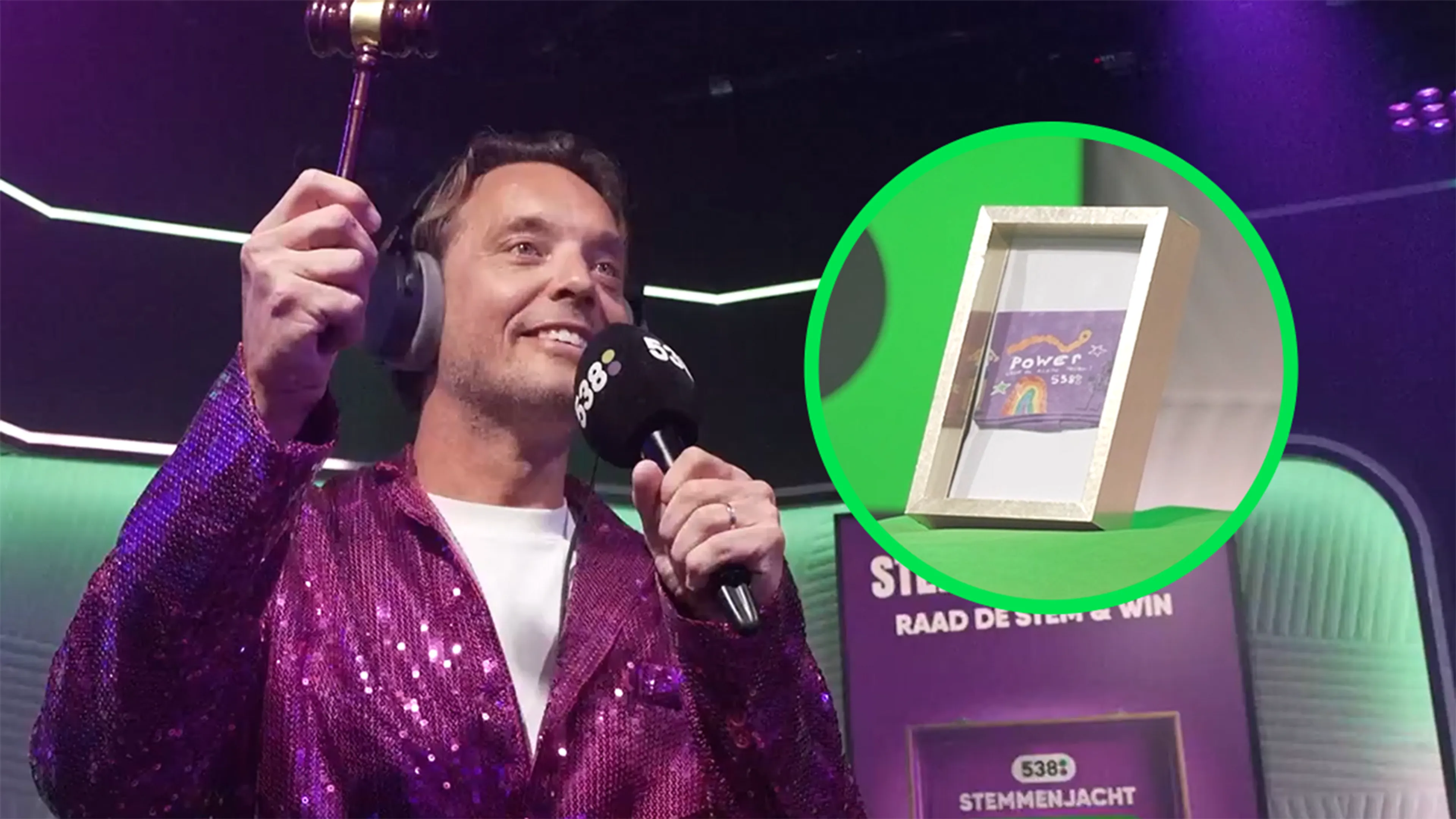 Het laatste 538-zweetbandje is voor €55.000,- geveild 🫨💚