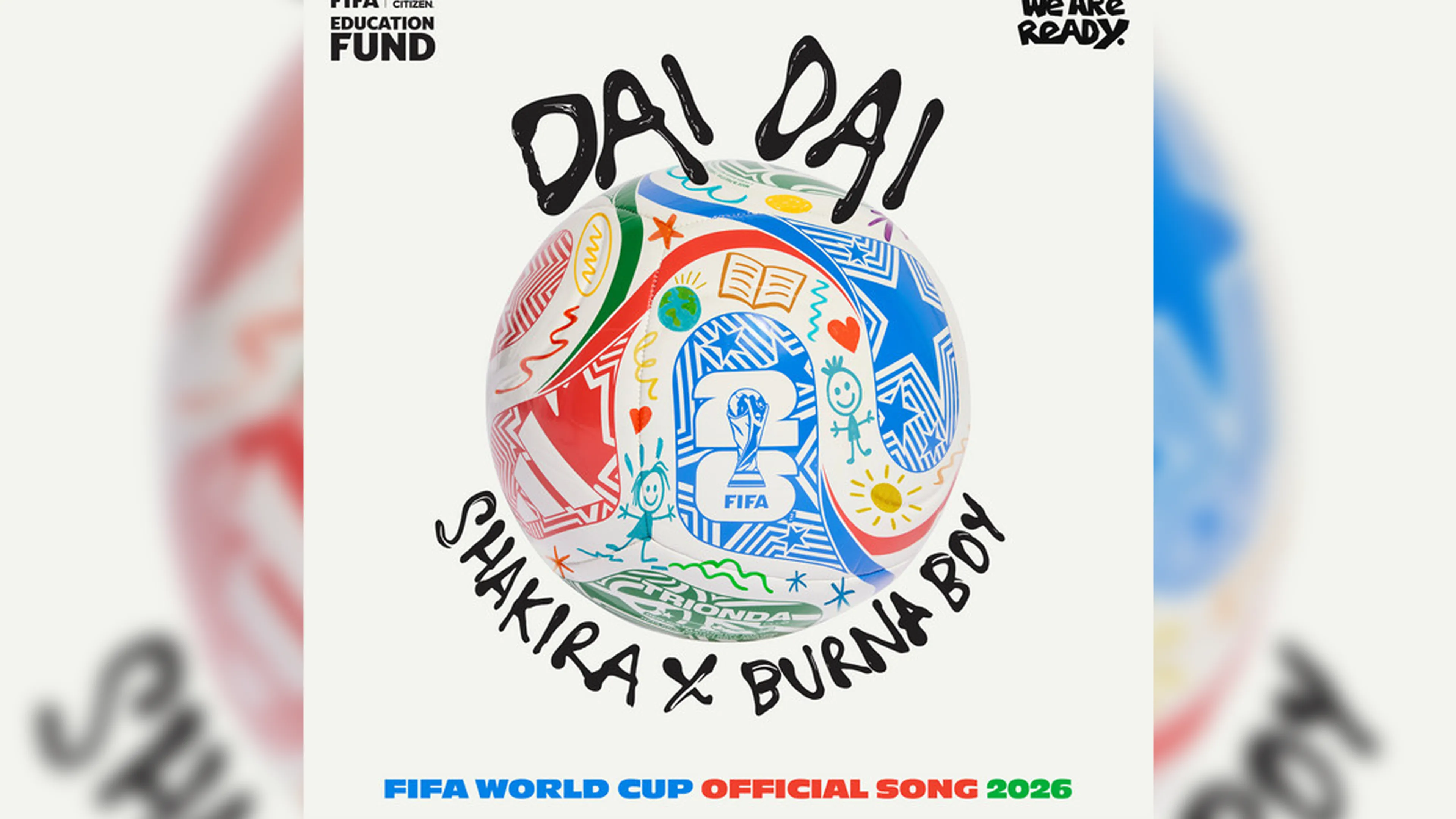 Shakira en Burna Boy pakken de 538 Favourite met WK-nummer Dai Dai