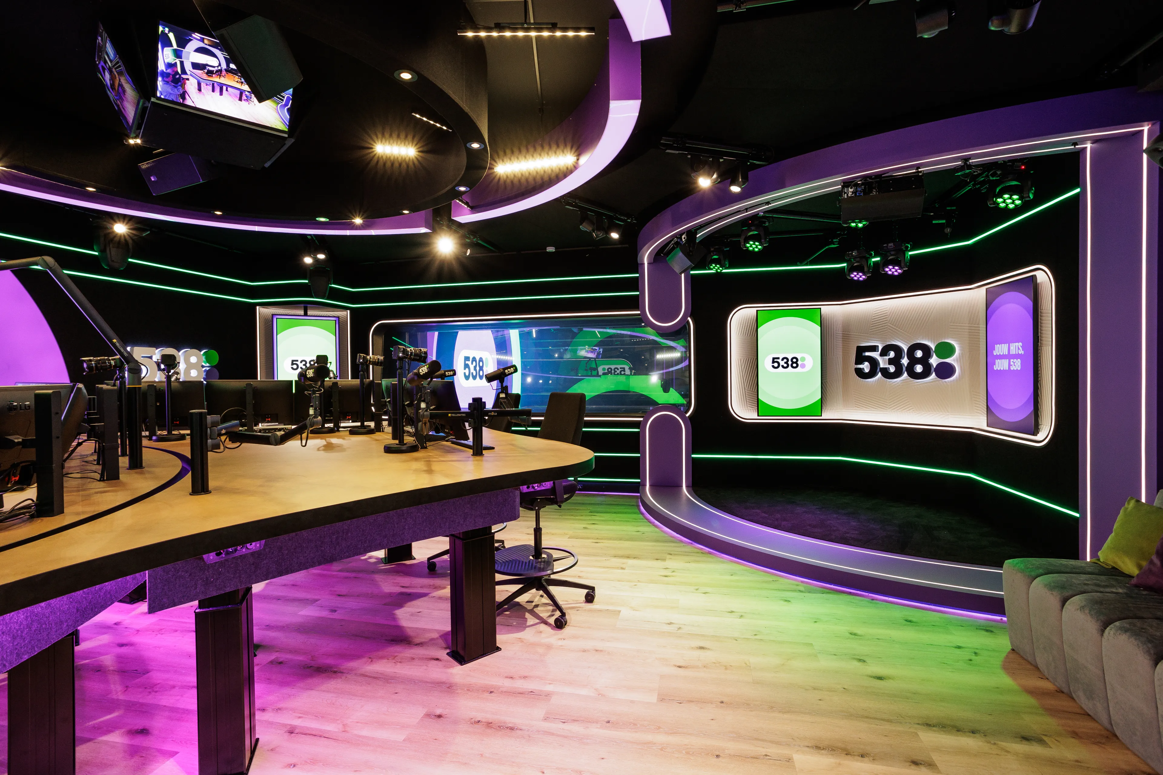 Creativiteit en technologie komen samen in de gloednieuwe 538 studio!