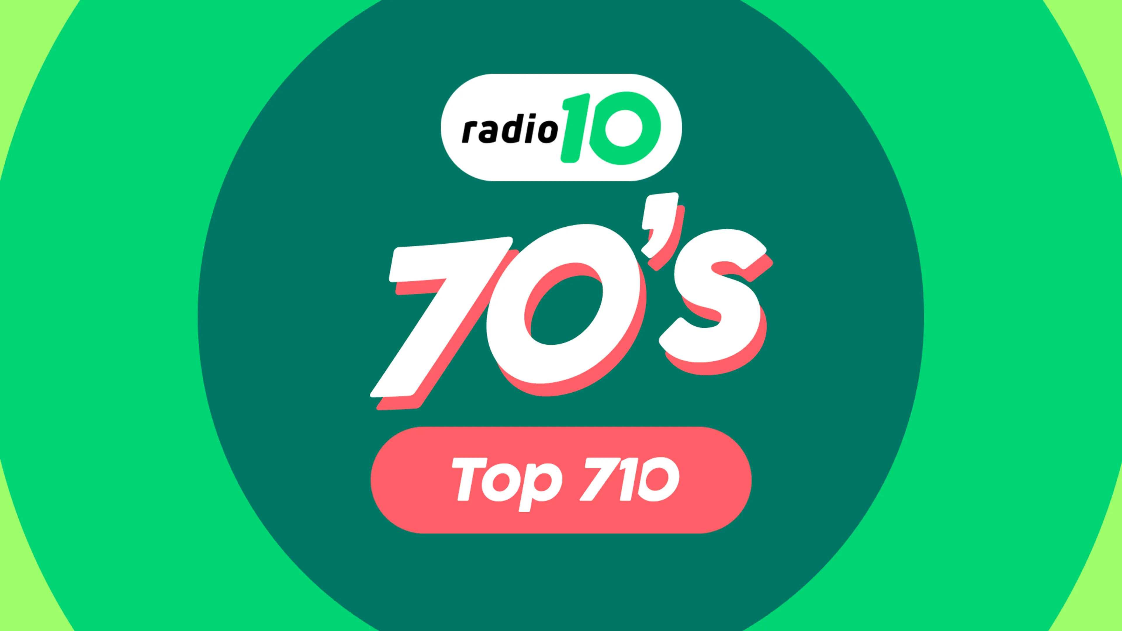 Radio 10 maakt een sprong in de tijd met de 70’s Top 710.