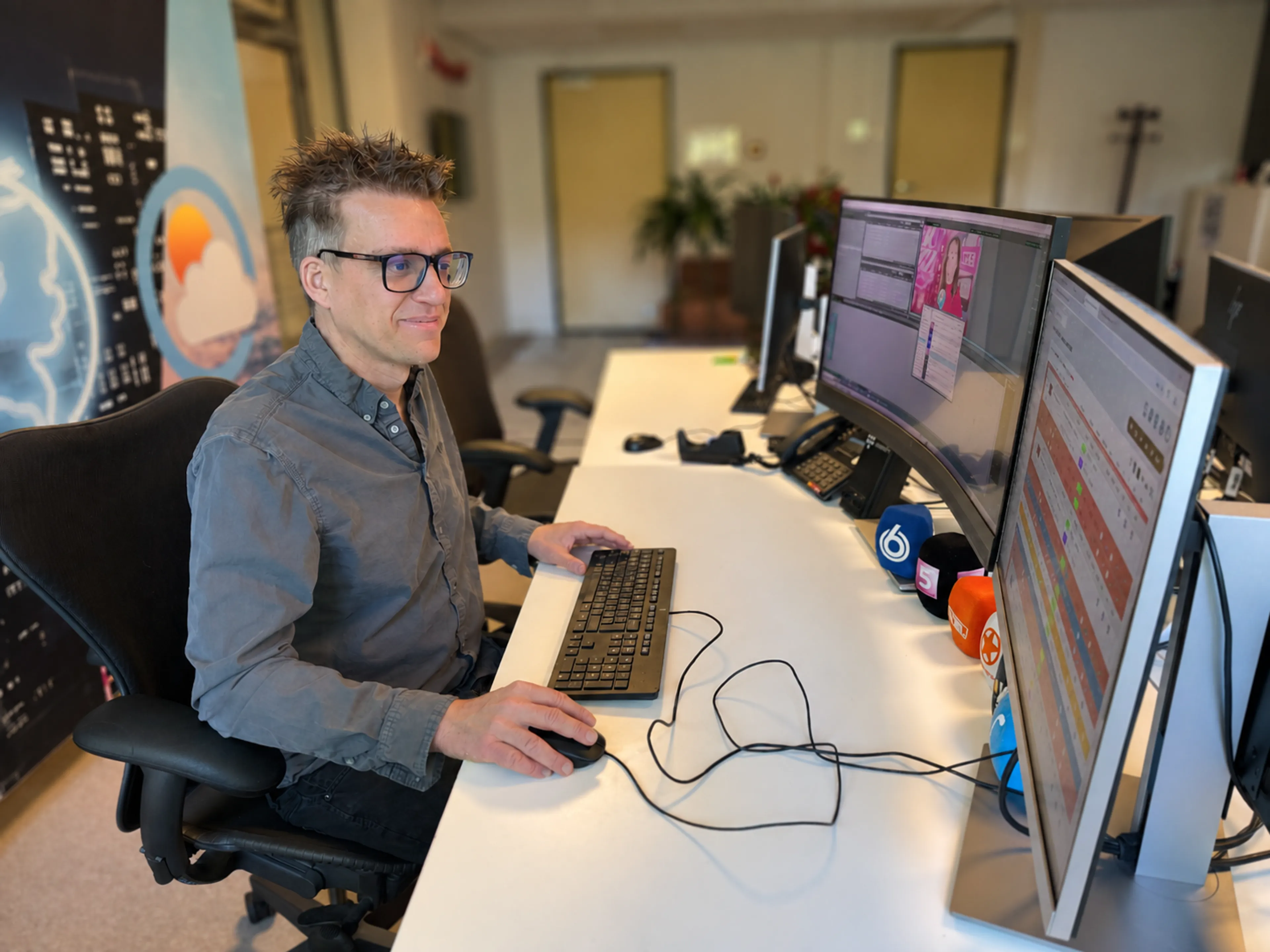 Ontmoet Sander, medewerker mediamanagement.