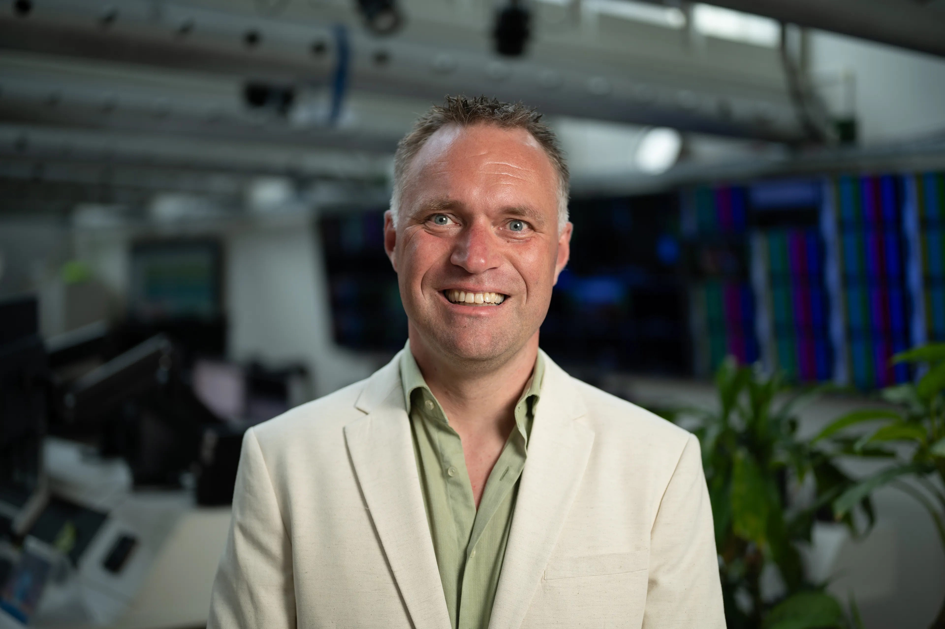 Marc Veeningen hoofdredacteur van de gehele nieuwsorganisatie van Talpa Network.