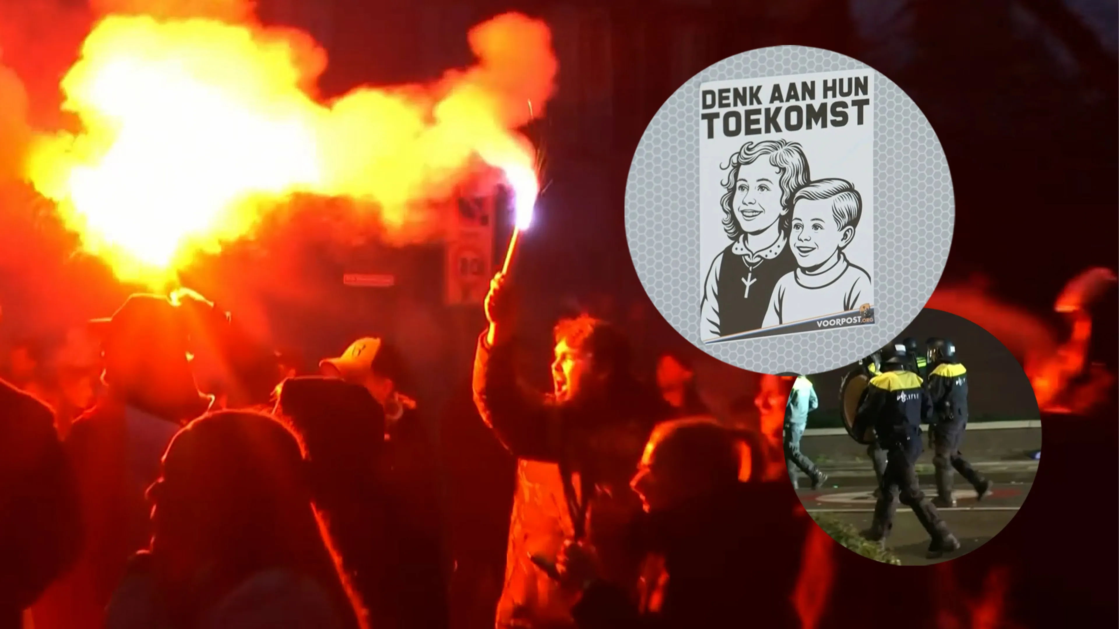 The day after: anti-AZC-protest in Loosdrecht verliep grimmig, ME moest ingrijpen