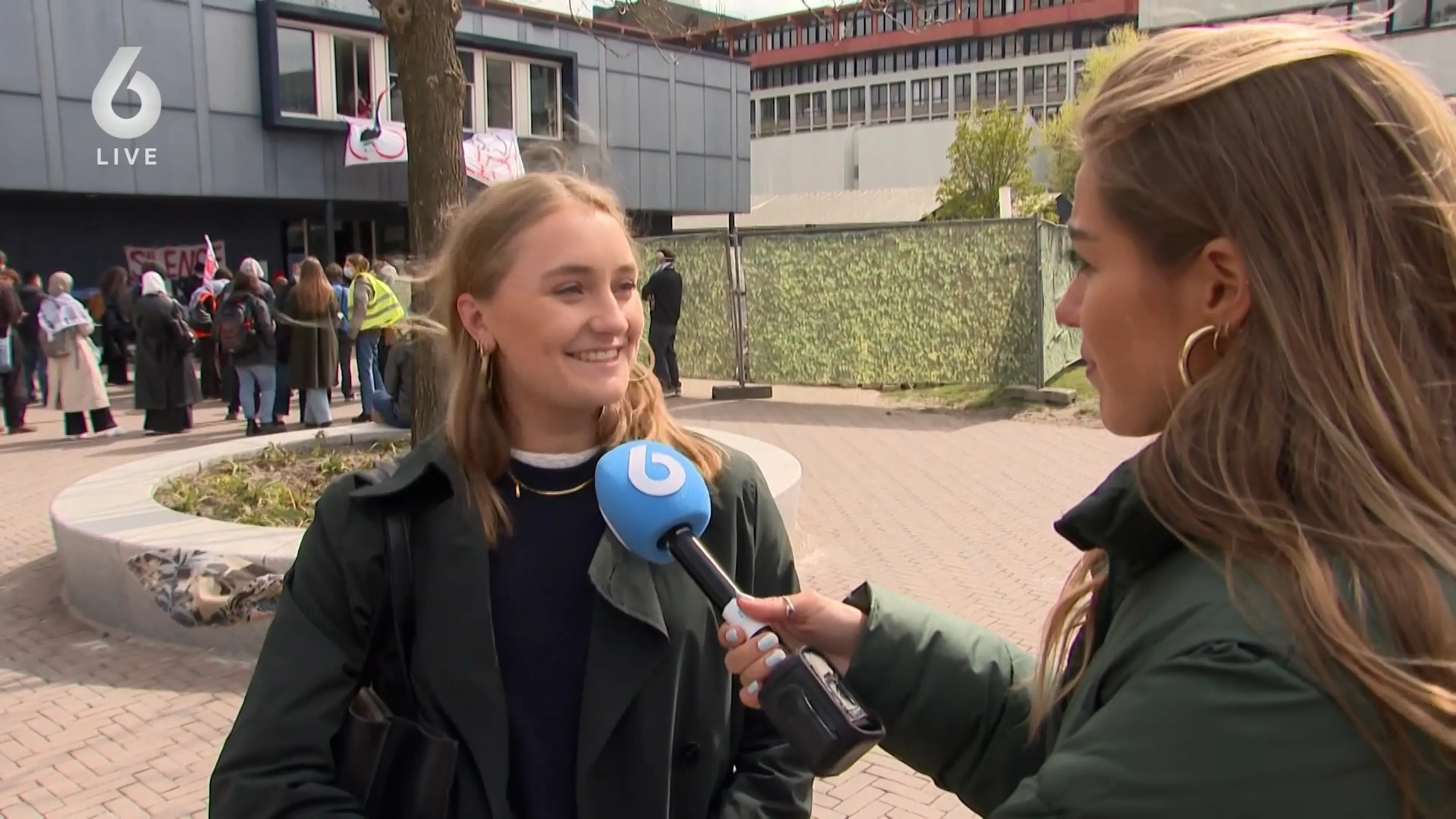 VU laat pro-Palestina demonstratie toe tijdens belangrijk tentamen