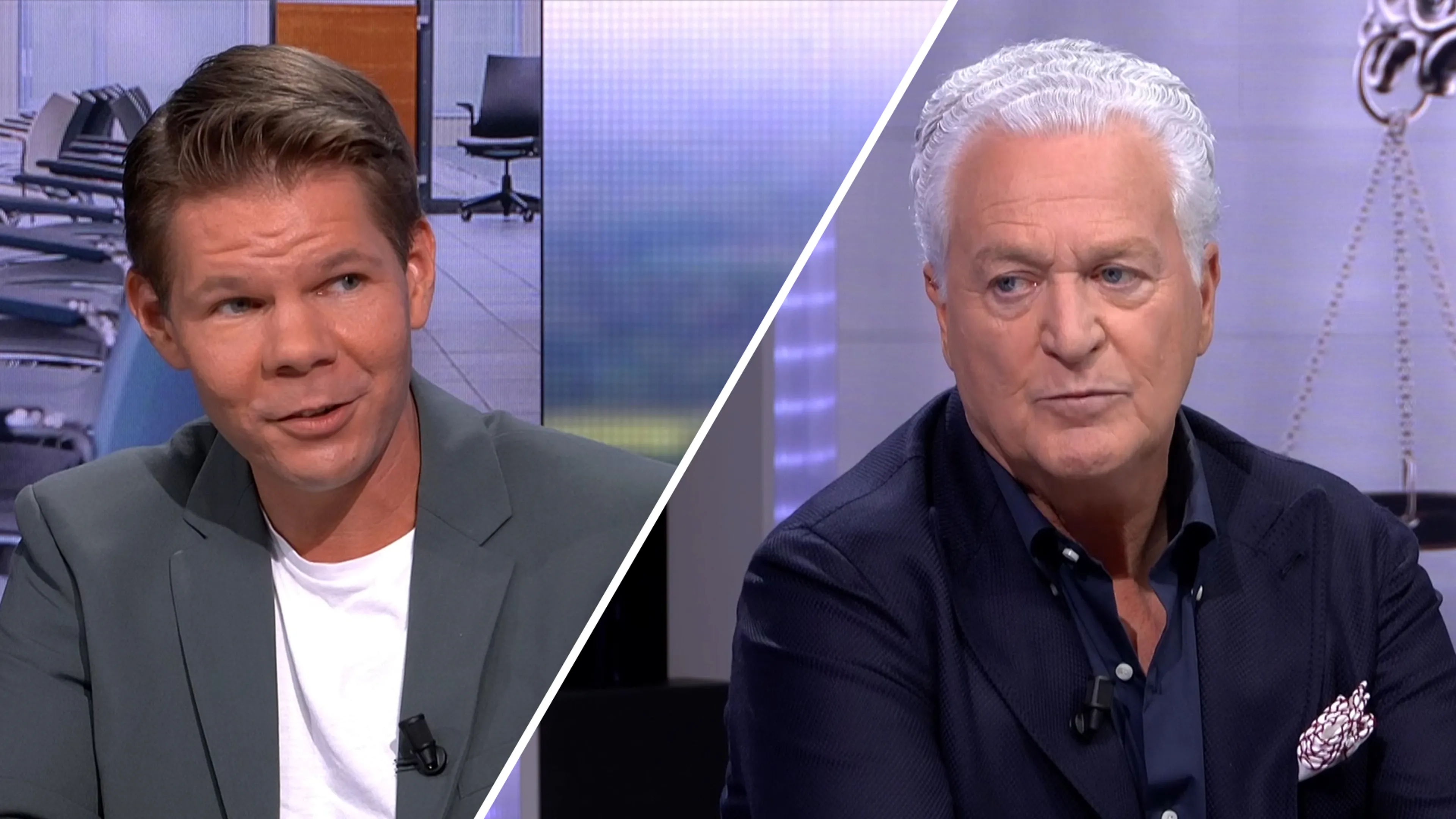 Victor Vlam en Bram Moszkowicz woensdag te gast bij Nieuws van de Dag