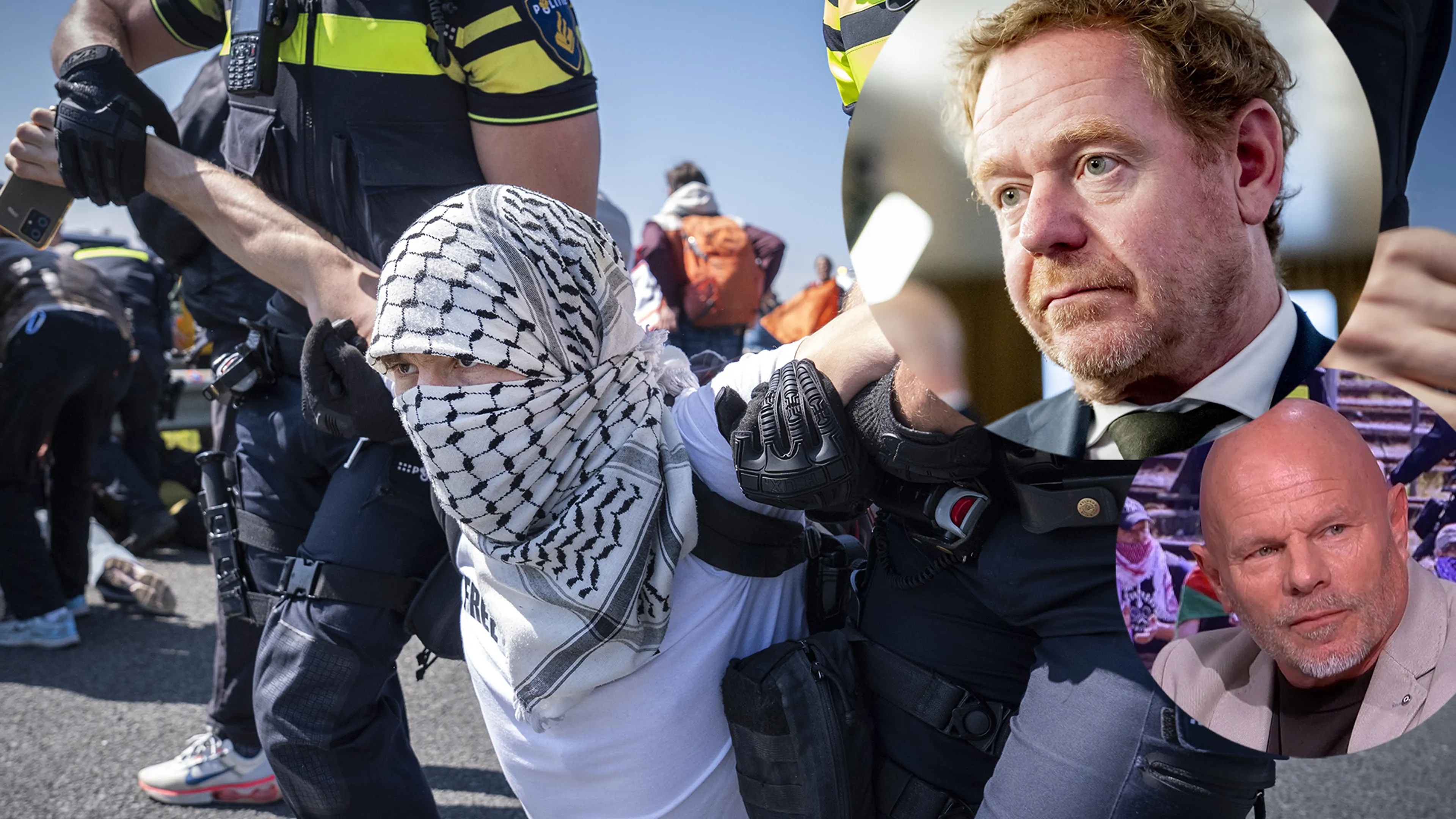 David van Weel: 'Demonstranten worden binnenkort besmeurd met smurfenverf'