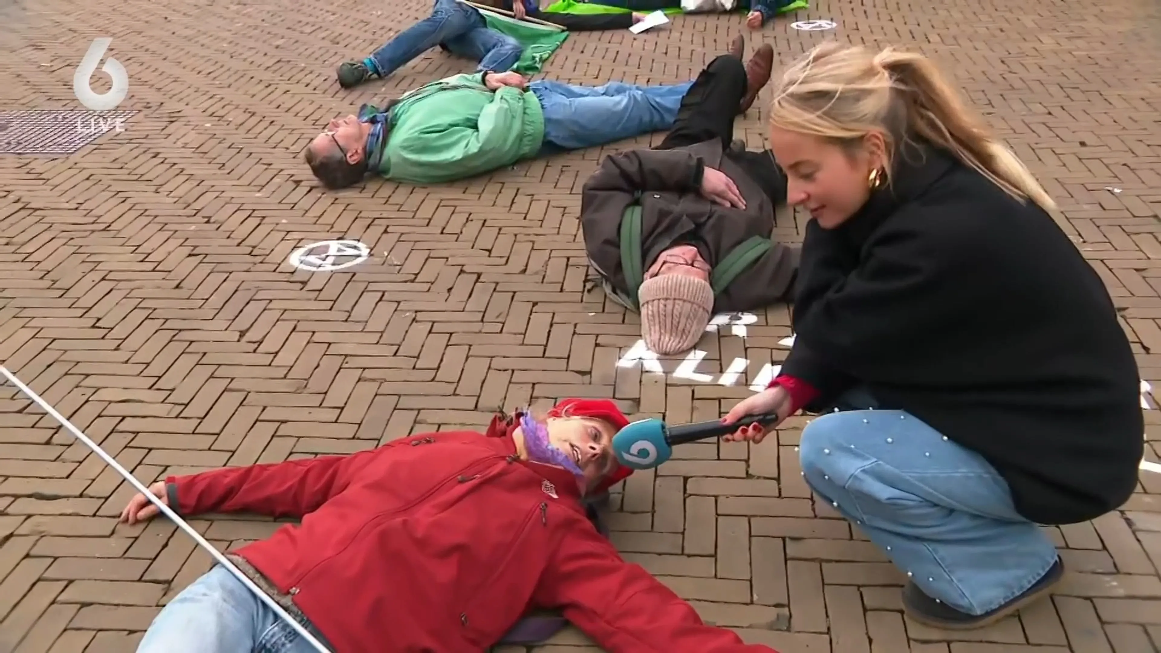 Extinction Rebellion demonstreert in de Achterhoek: ‘Je doet het ook voor je gezin natuurlijk’ 