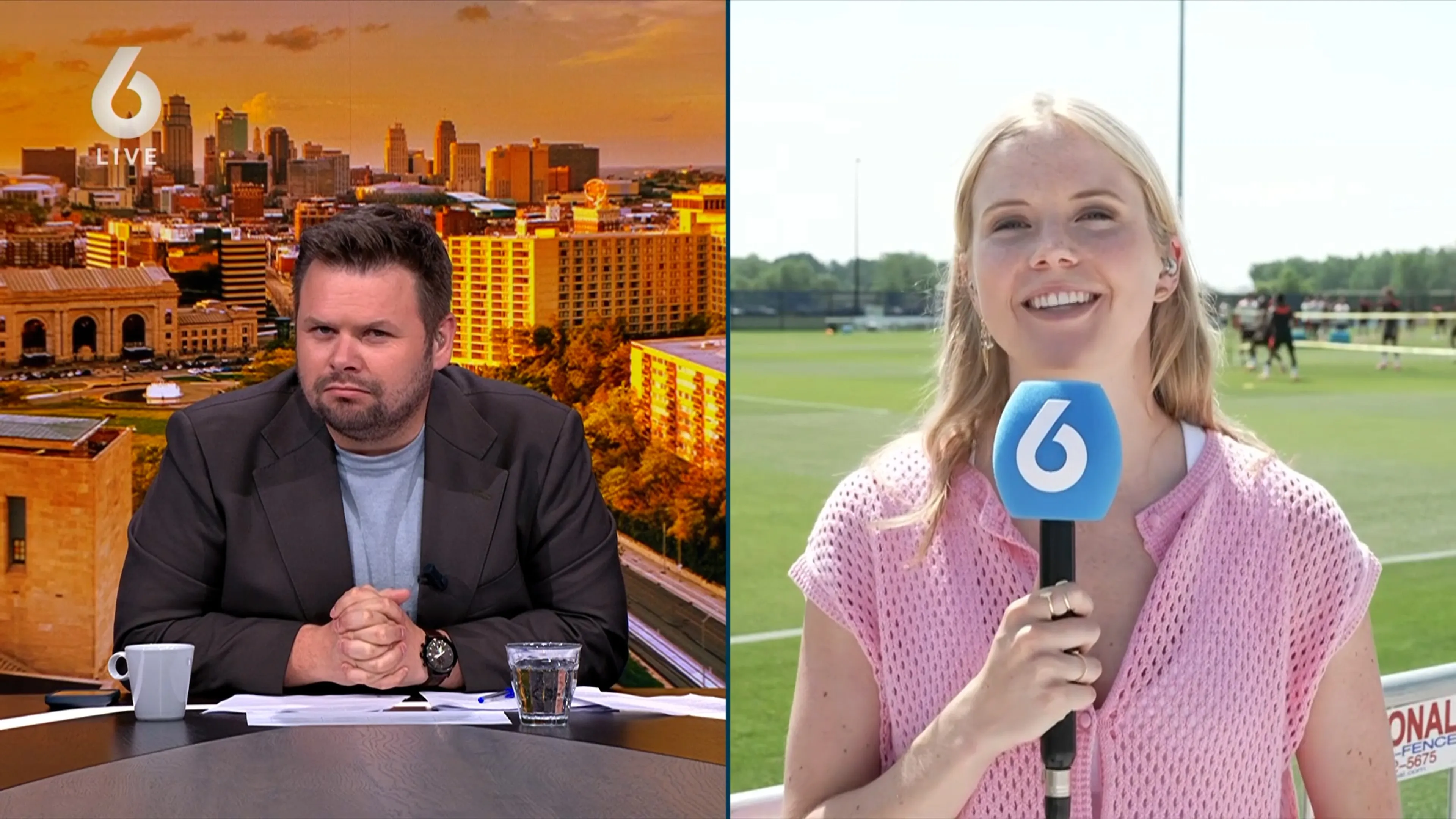 Oranje aangekomen in snikhete Kansas City