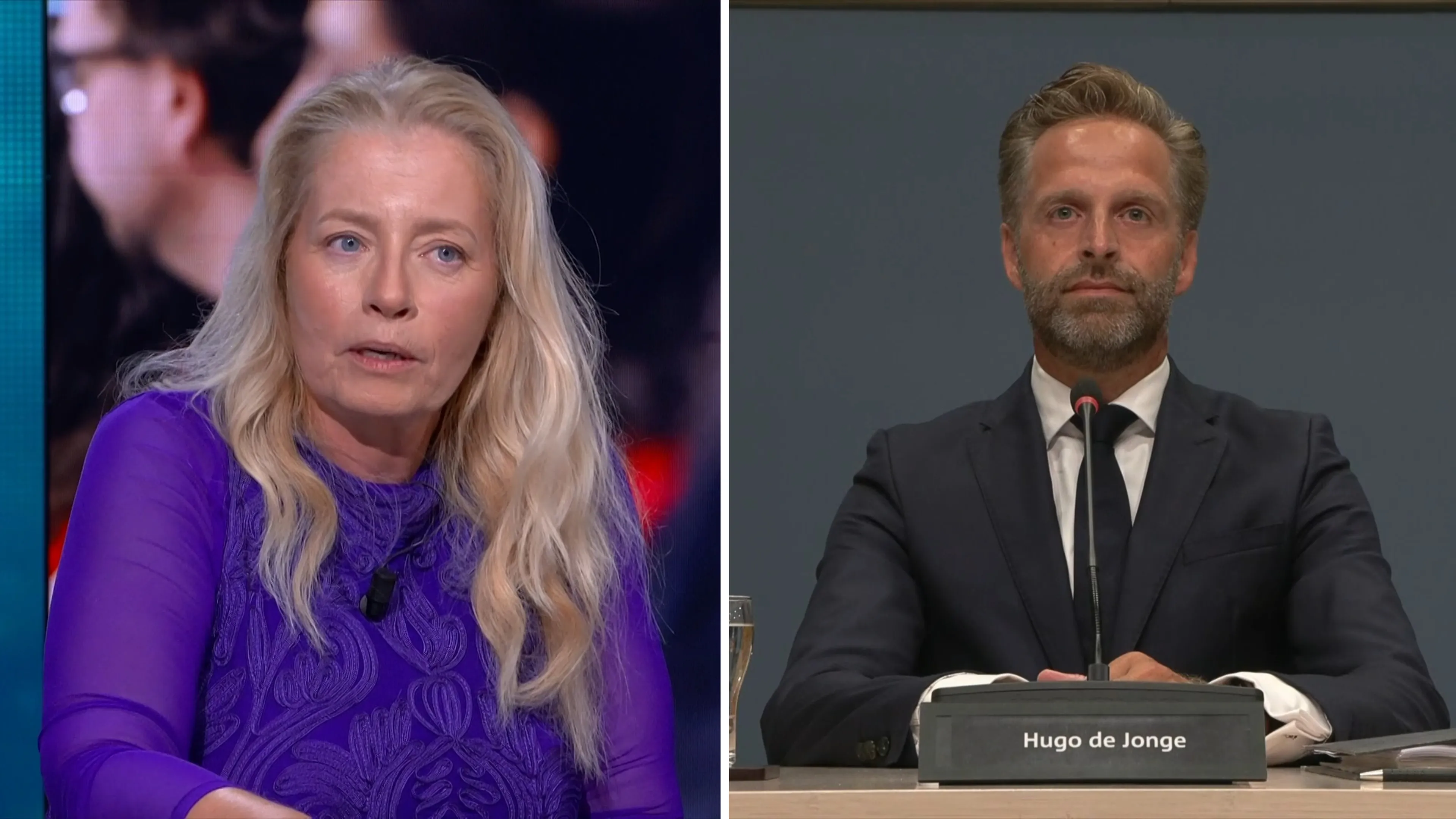 Hugo de Jonge staat voor de enquêtecommissie corona