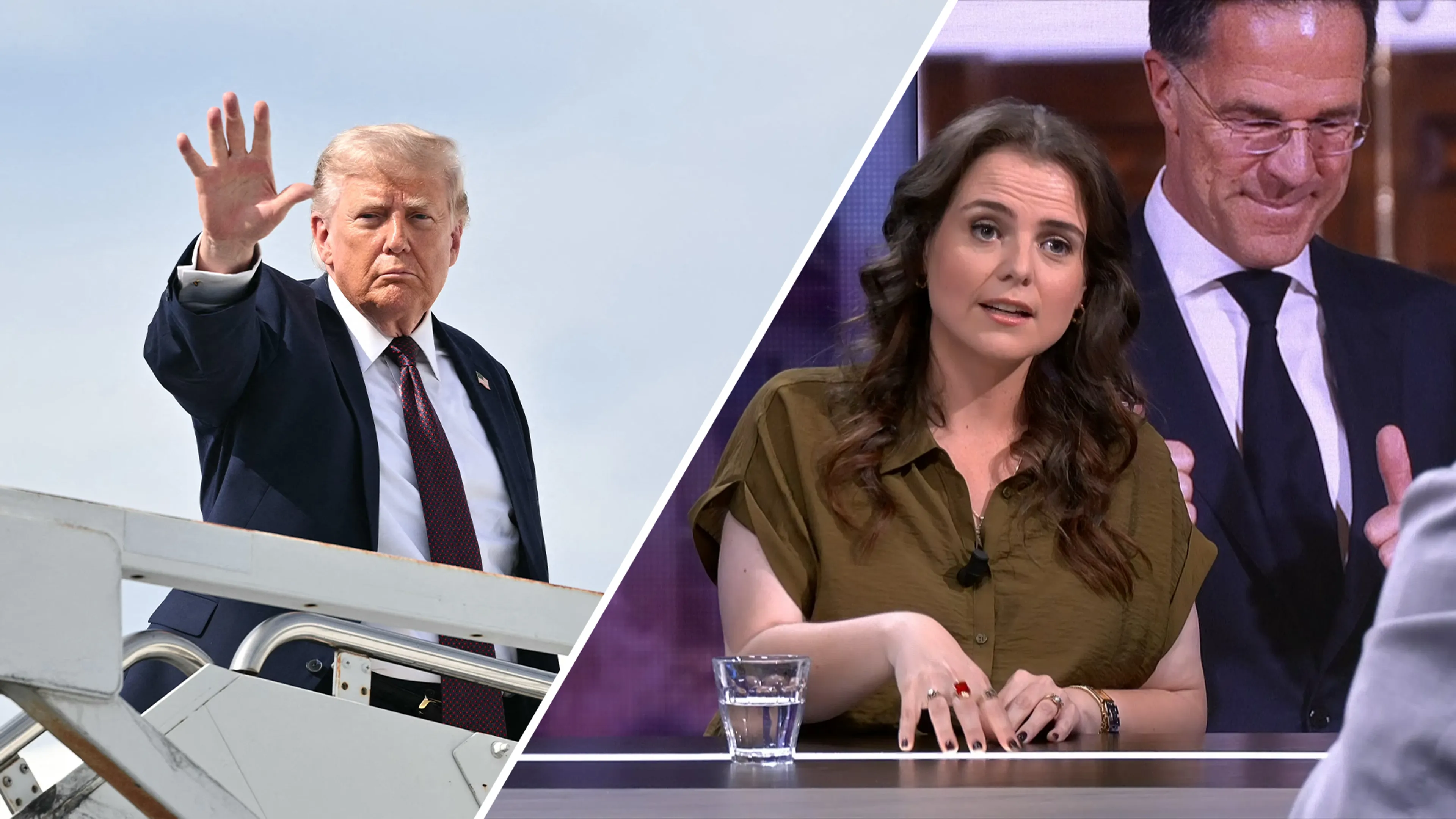 Mark Rutte en Donald Trump ontmoeten elkaar vandaag