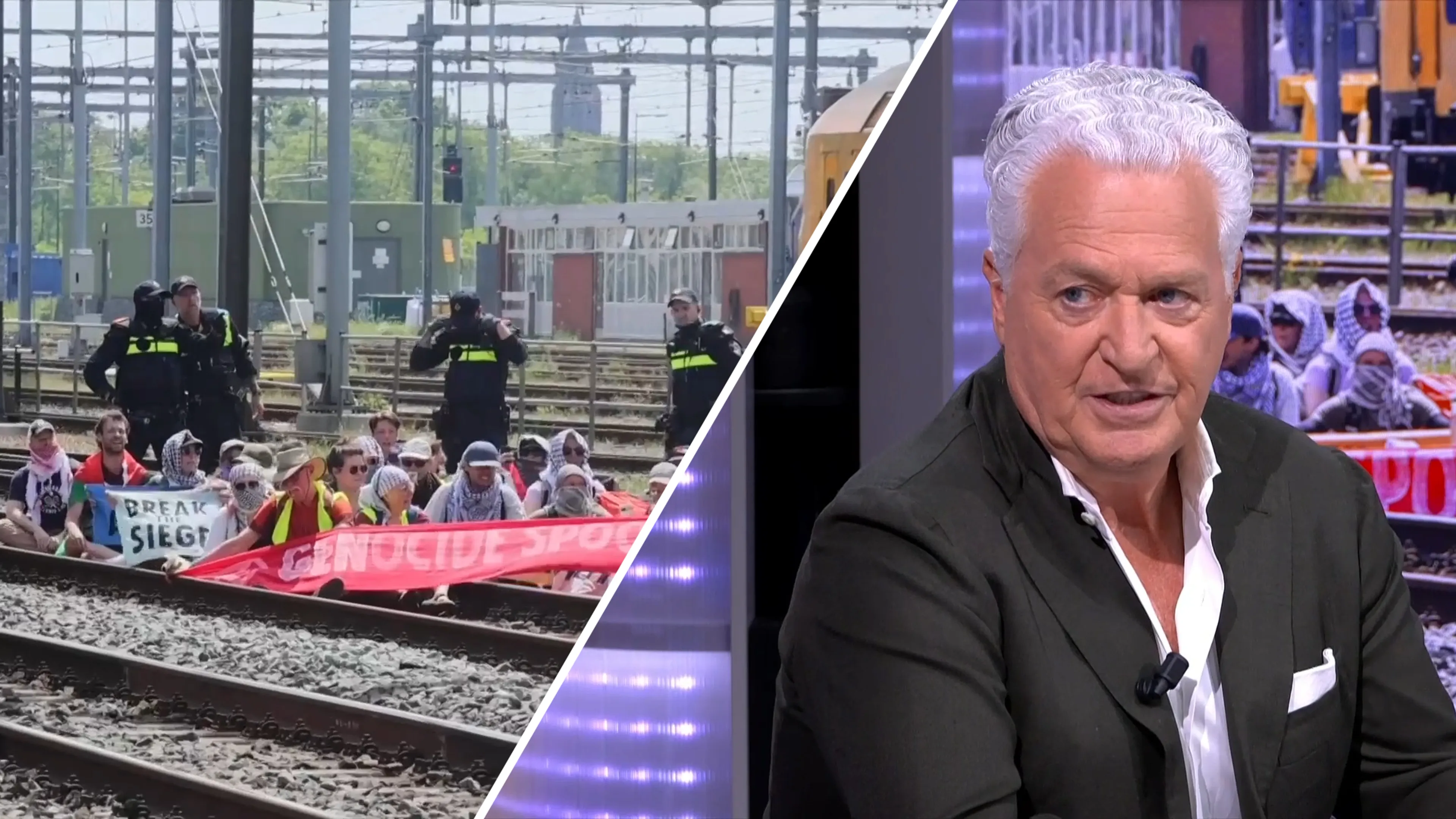 'Harde aanpak voor XR-activisten die treinverkeer platleggen'