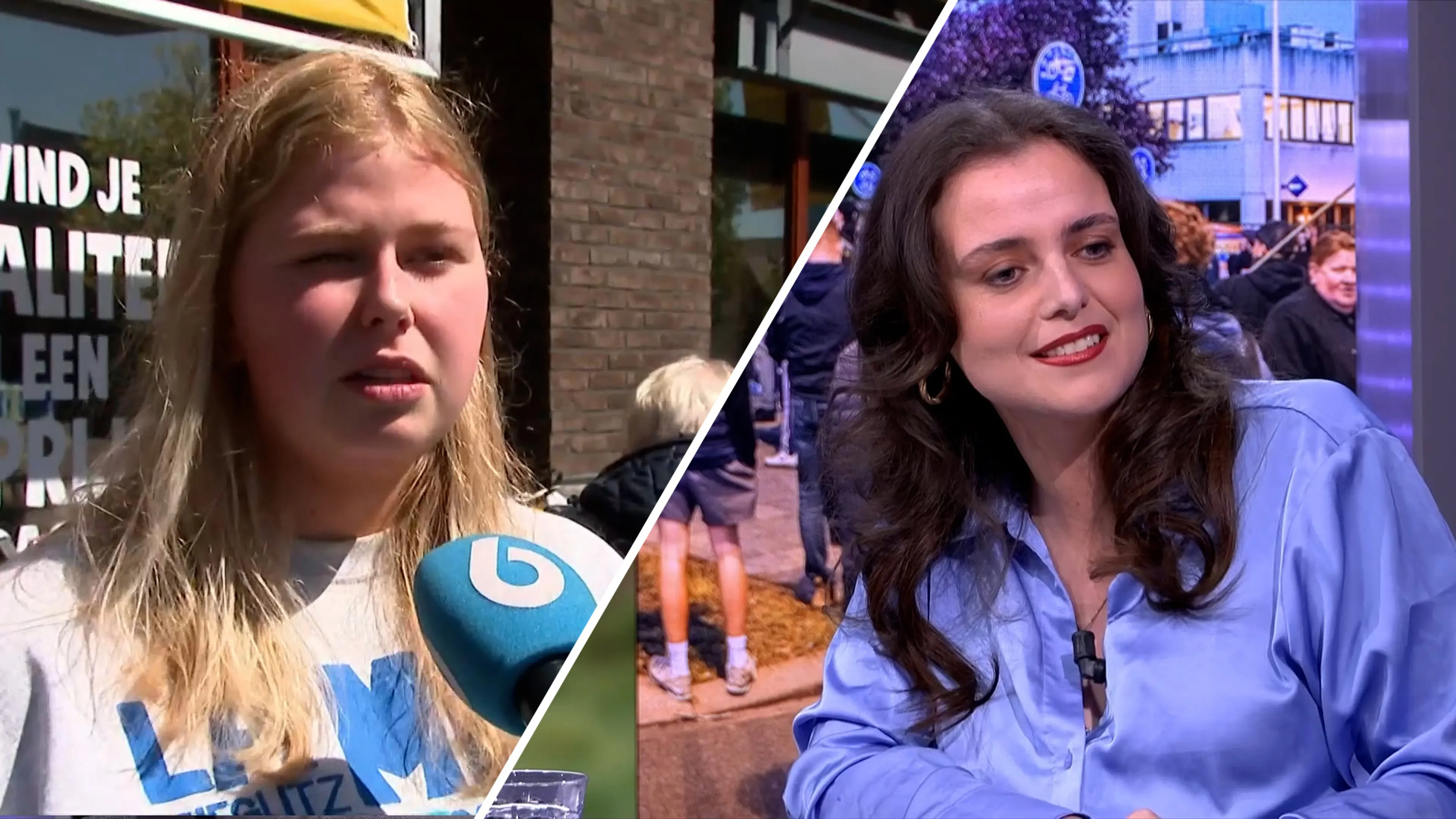 Vrouwenmars tegen AZC in Loosdrecht stuit op kritiek over ‘Wij eisen de nacht op’