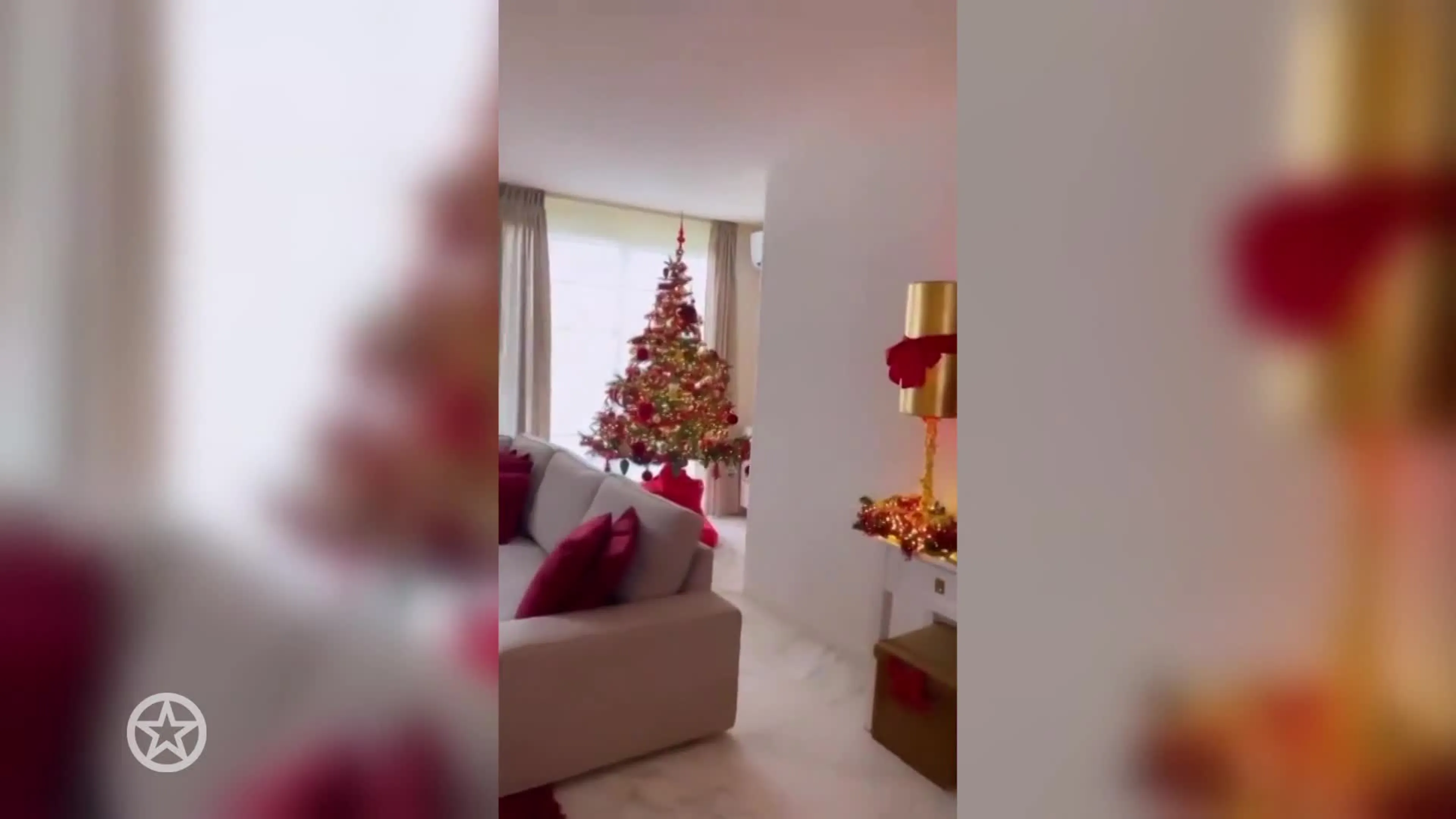 Rachel Hazes showt kerstinterieur