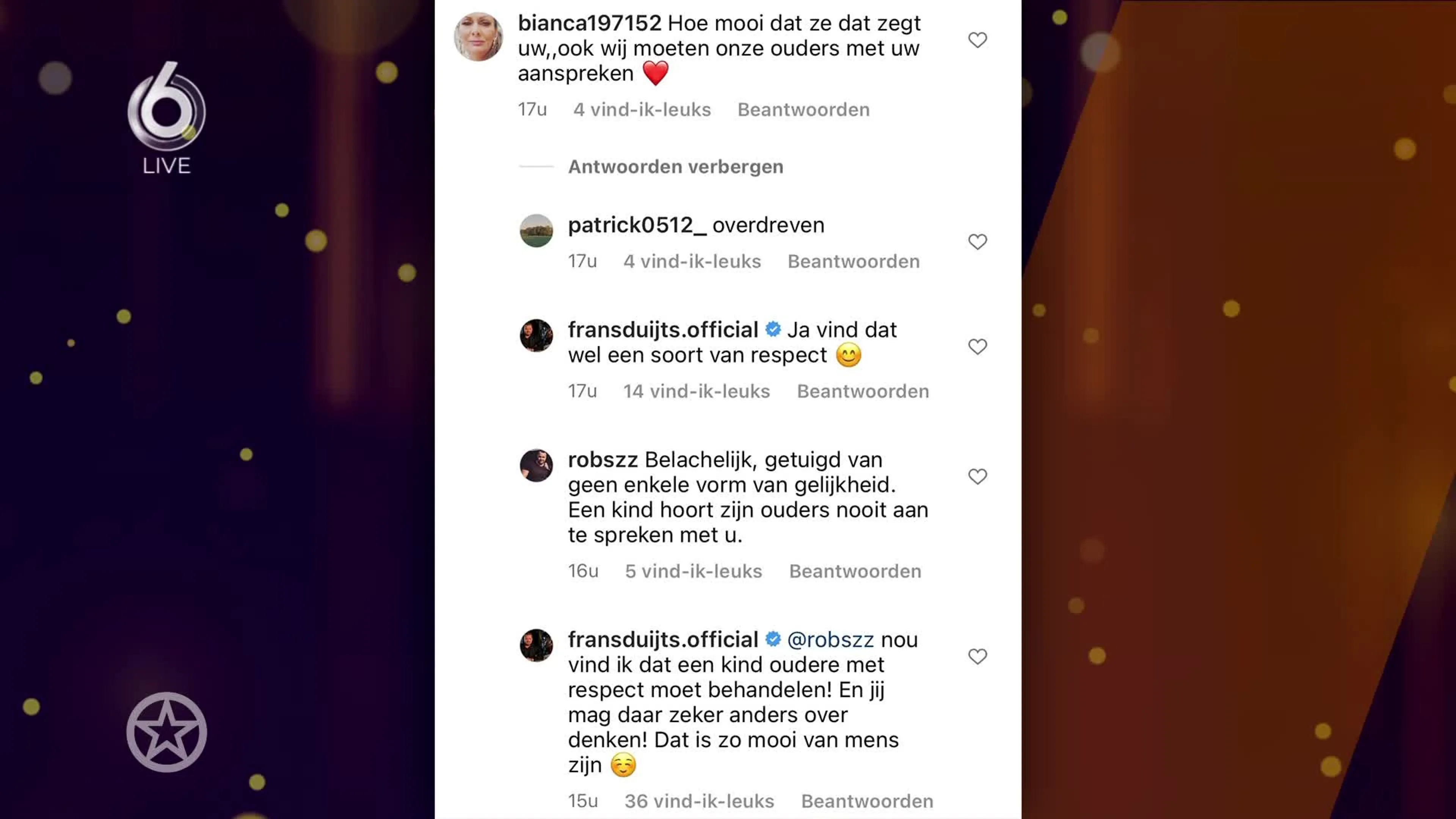 Frans Duijts zorgt voor een felle discussie
