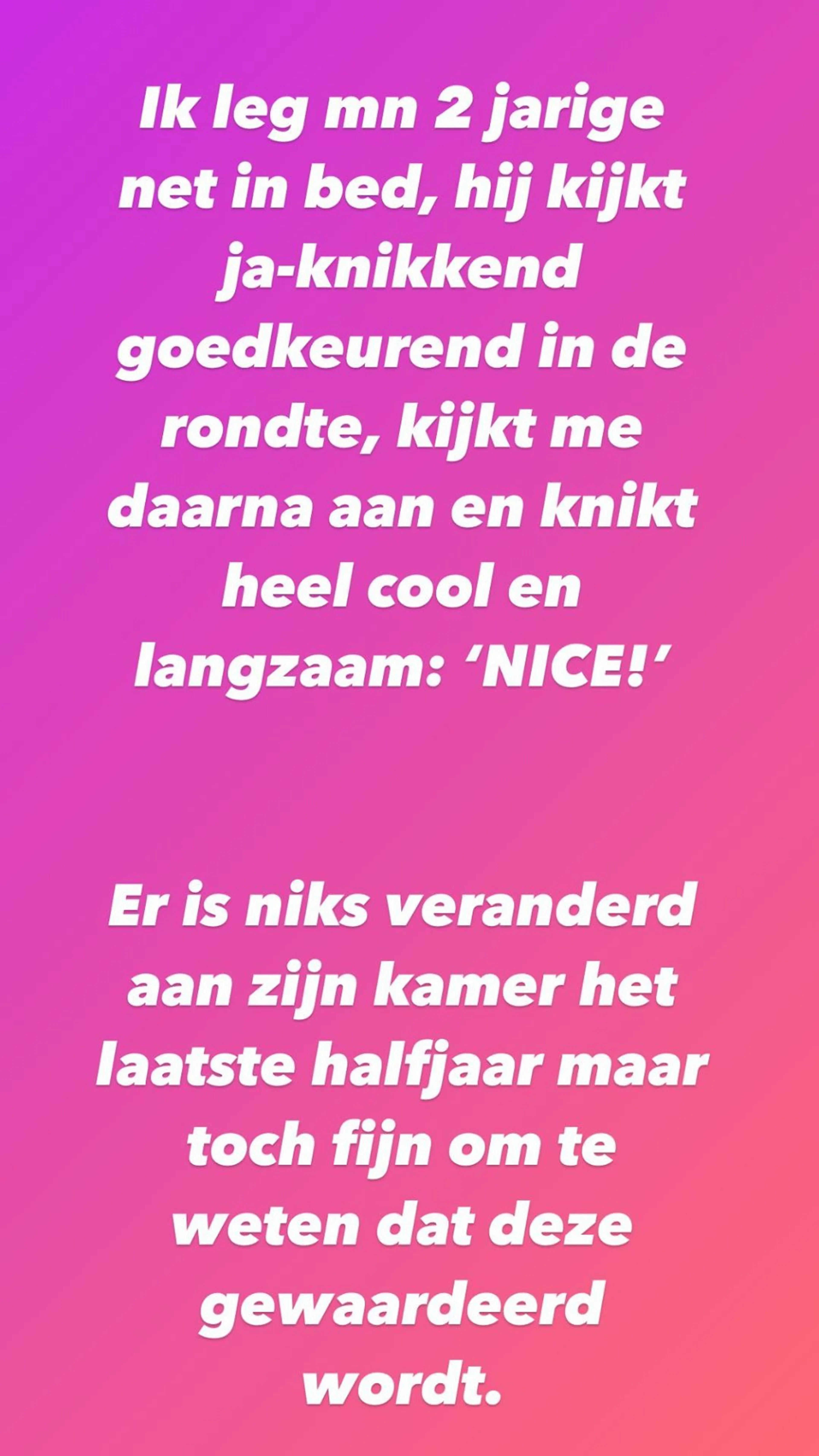 Zoontje (2) Chantal Janzen doet bijzondere uitspraak