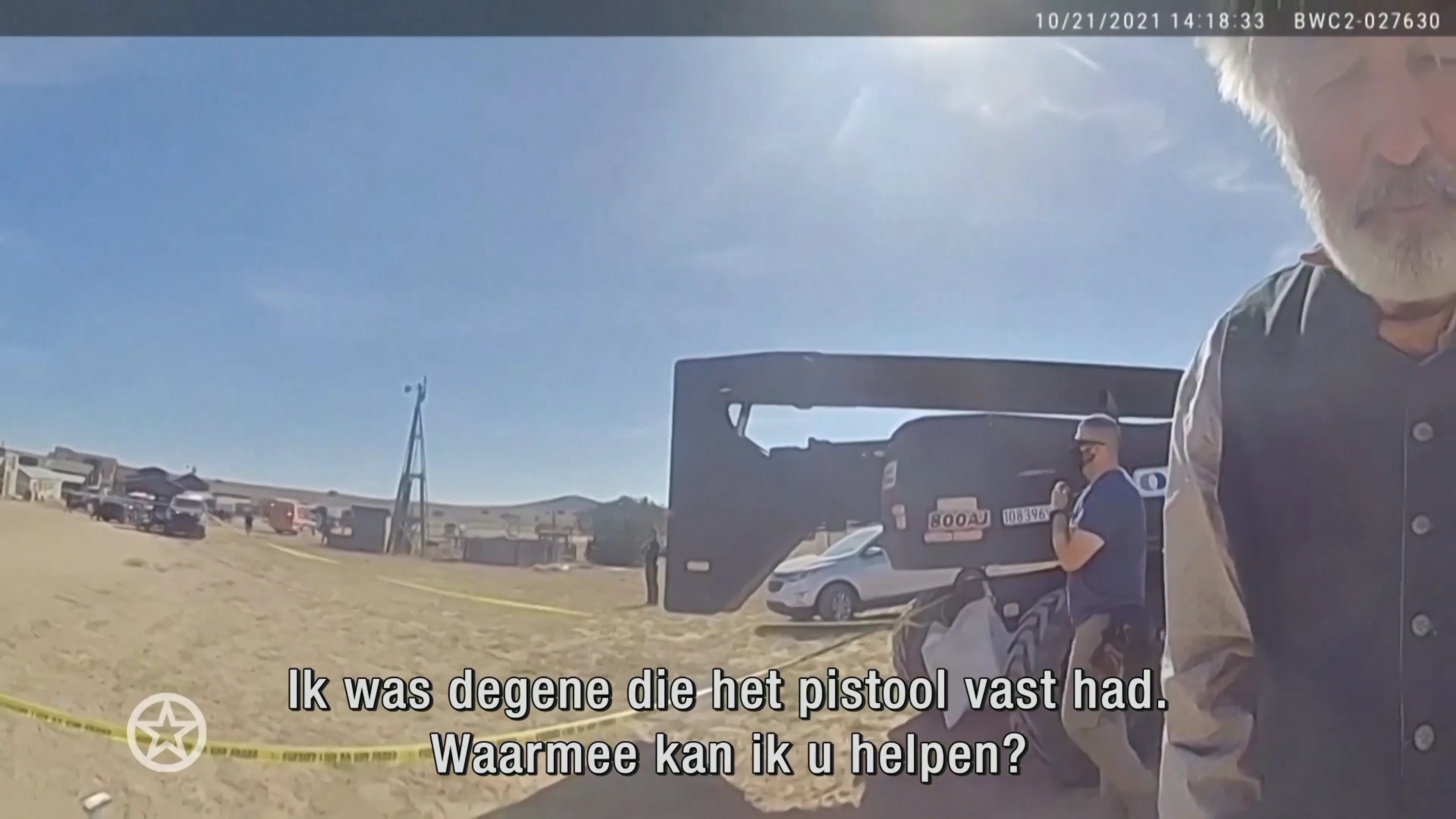 Heftige beelden van schietpartij op filmset Rust