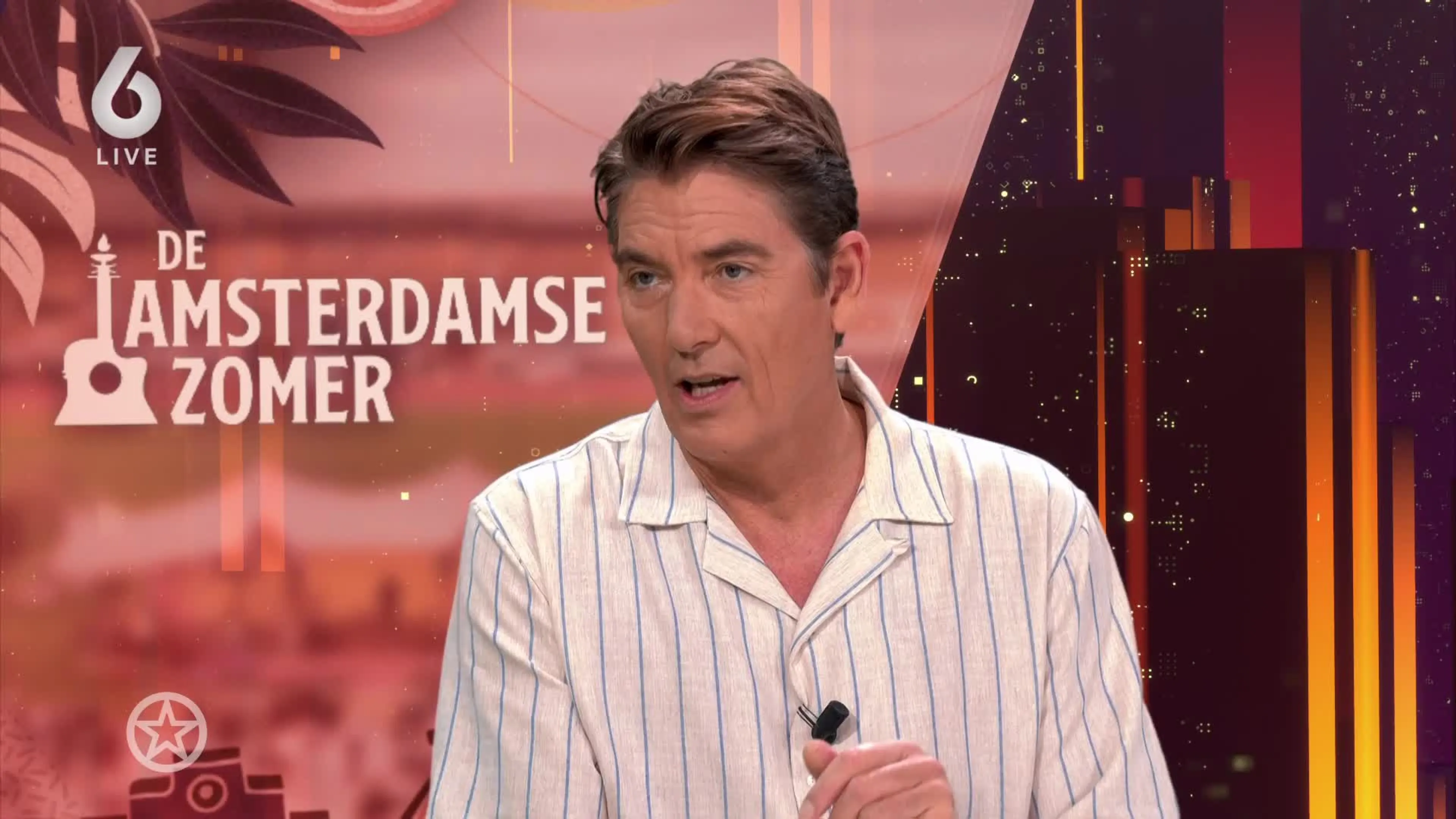 Wolter Kroes en jarige zoon bij Amsterdamse Zomer
