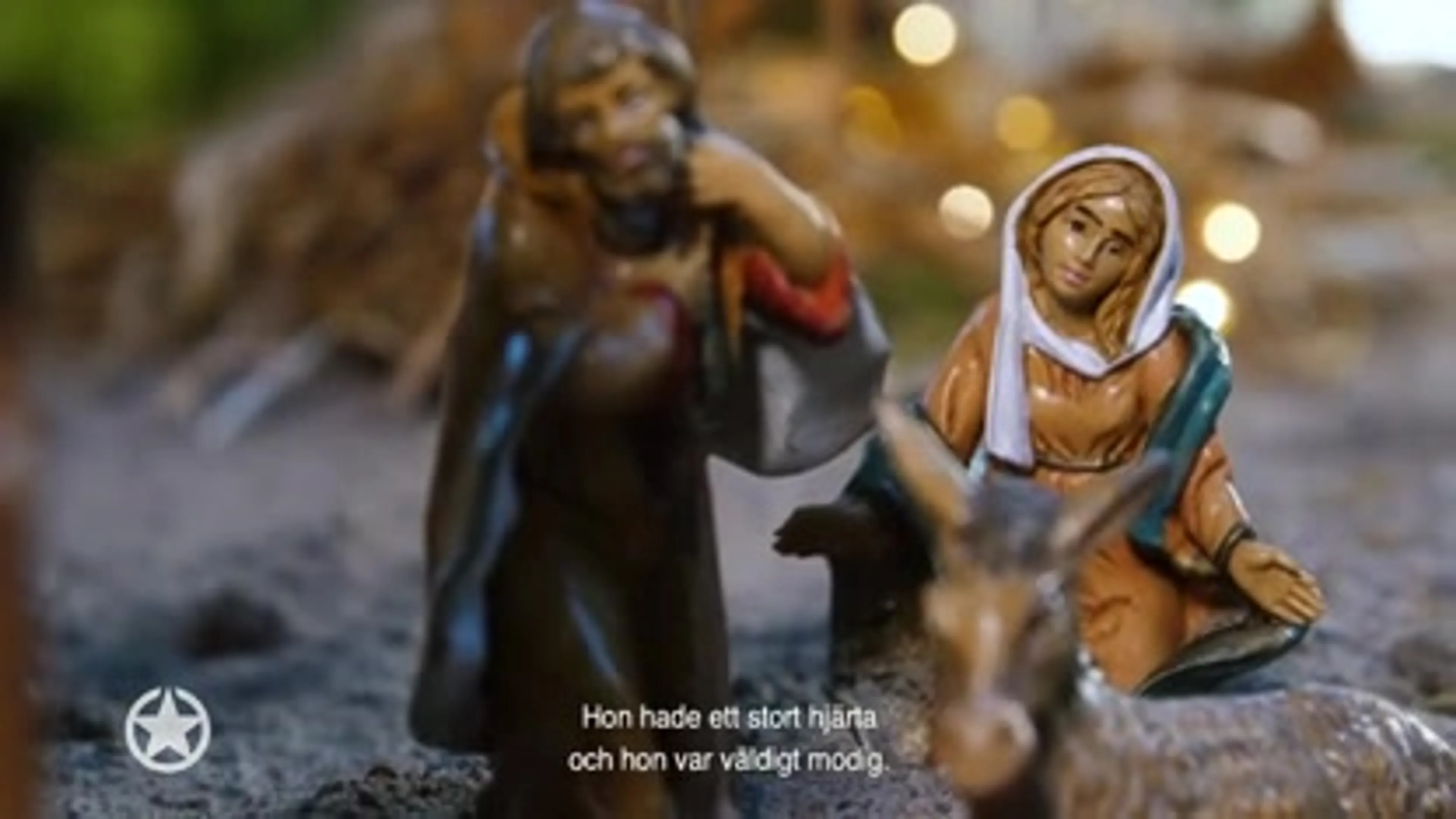 Prins Oscar in de kerststal