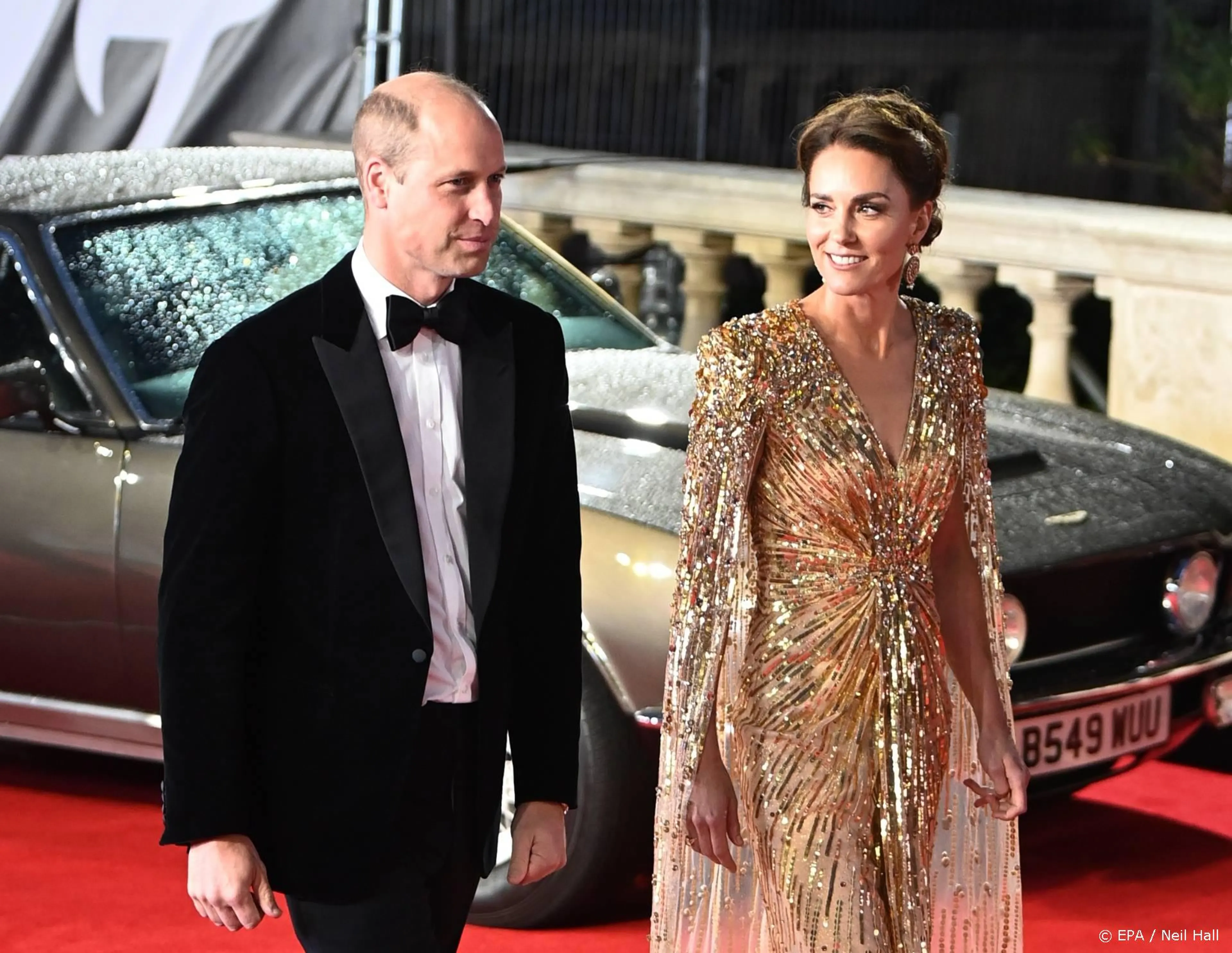 Britse royals schitteren bij wereldpremière No time to die