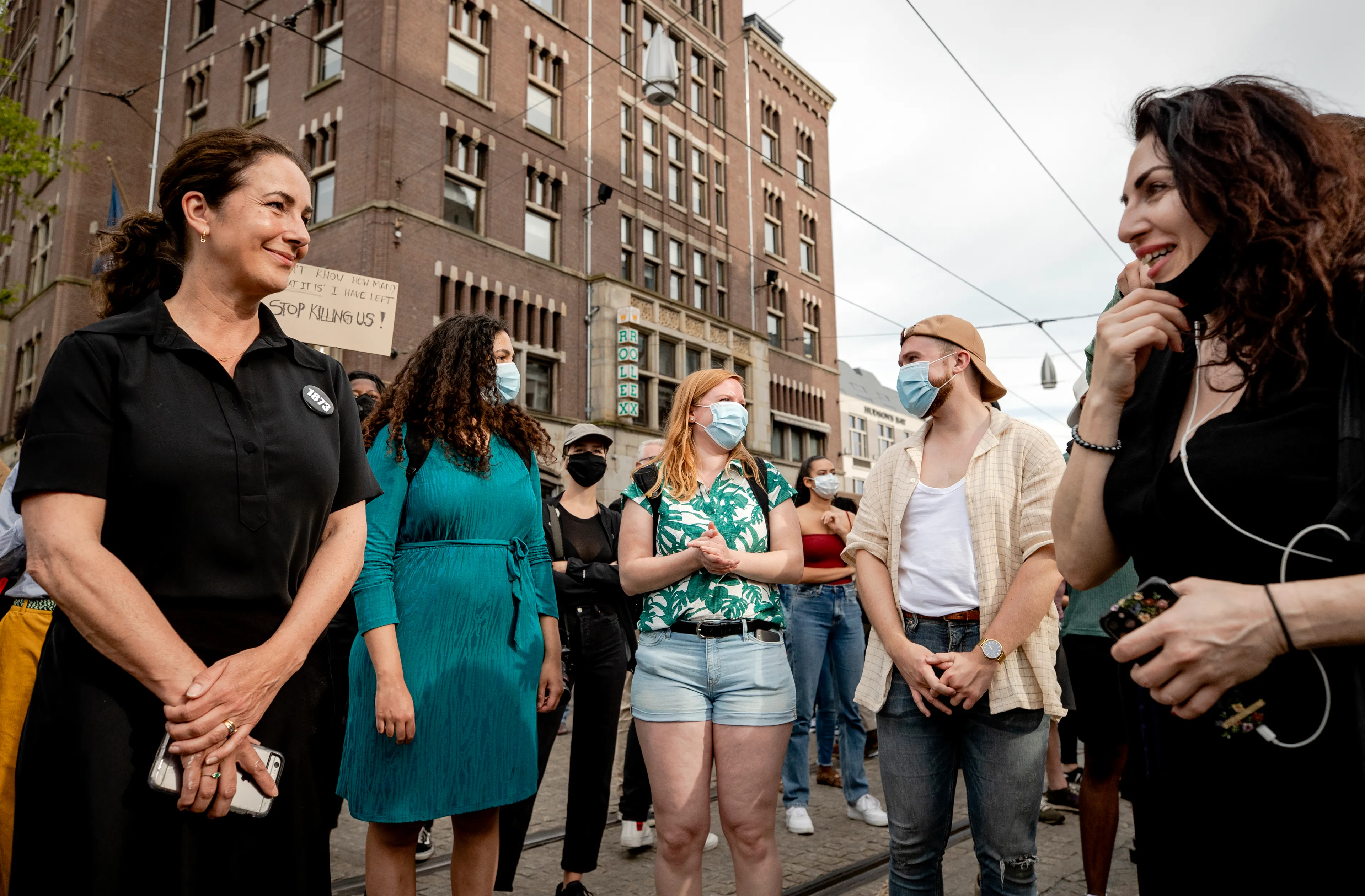 Burgemeester Halsema maakte zich dag voor ‘Damprotest’ zorgen over opkomst