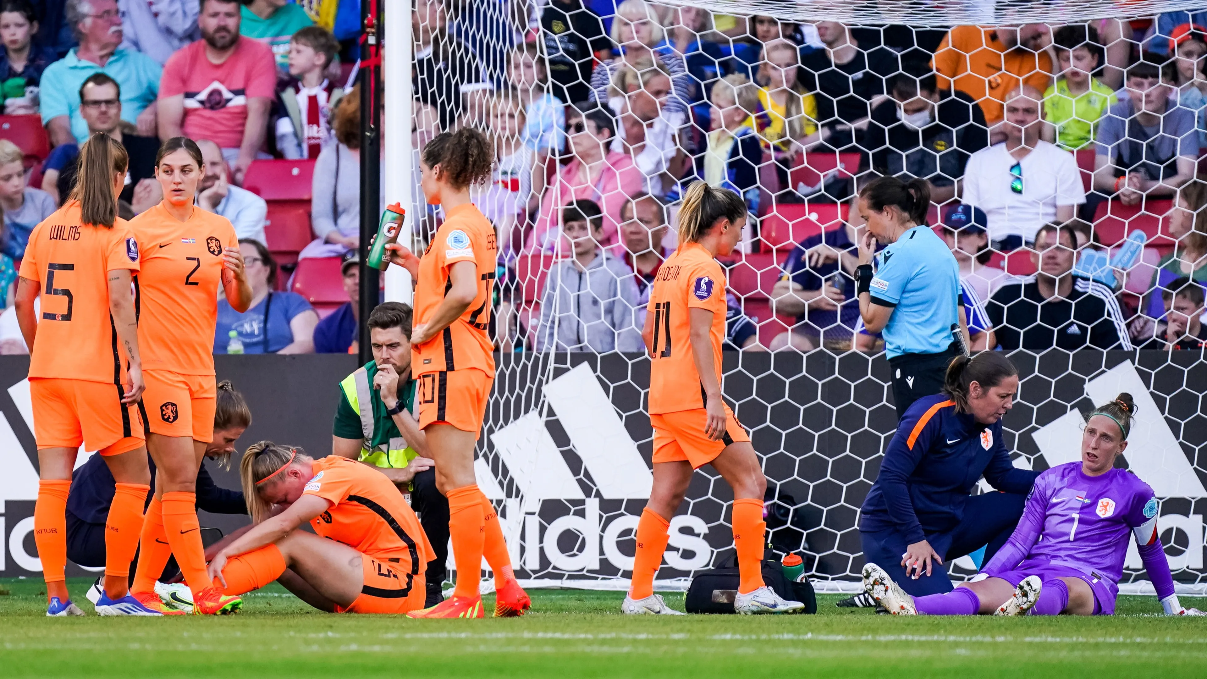 Voetbalsters Oranje winnen op EK van Portugal