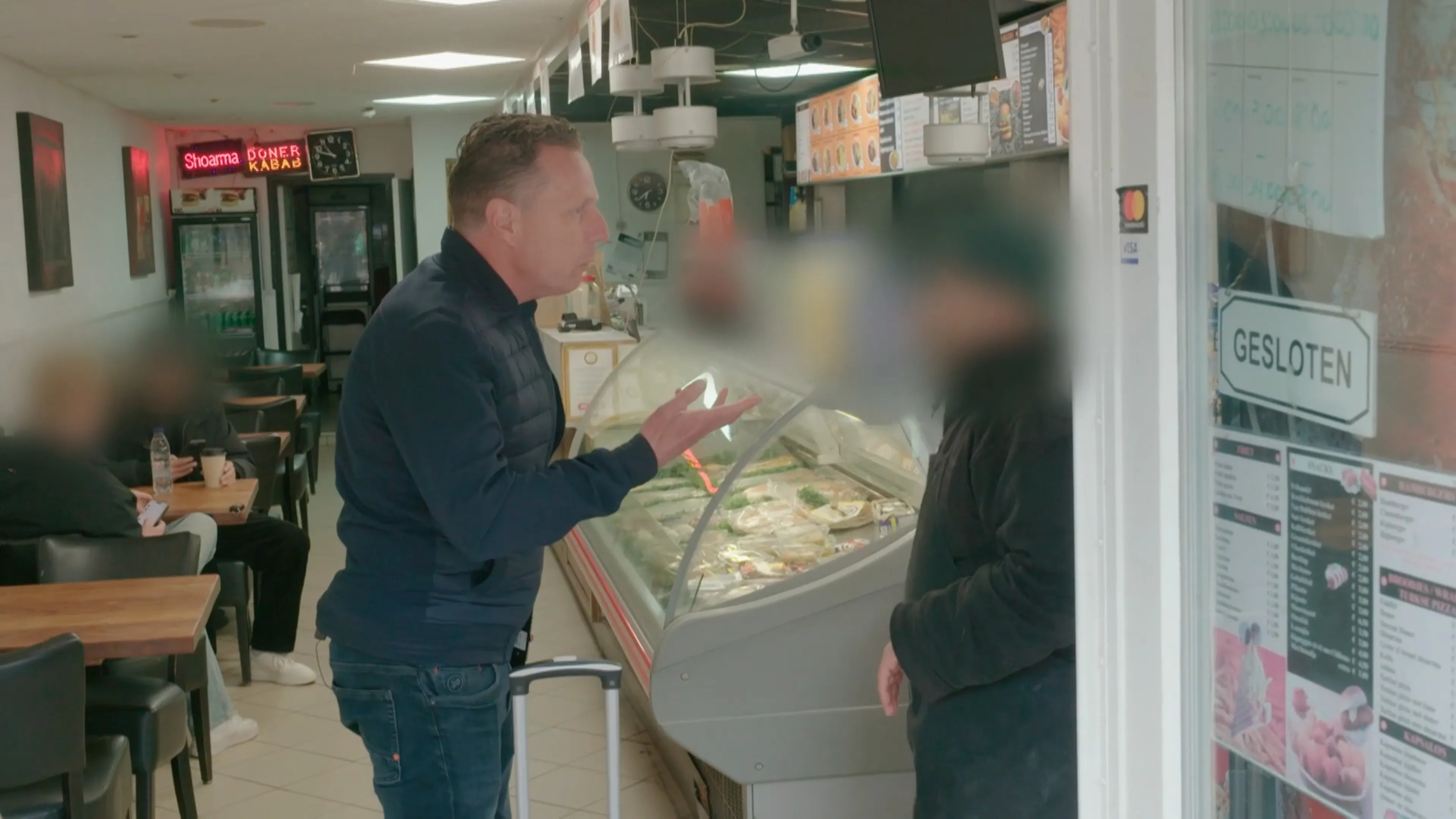 Cafetaria-eigenaar is niet blij met de komst van Rob Geus
