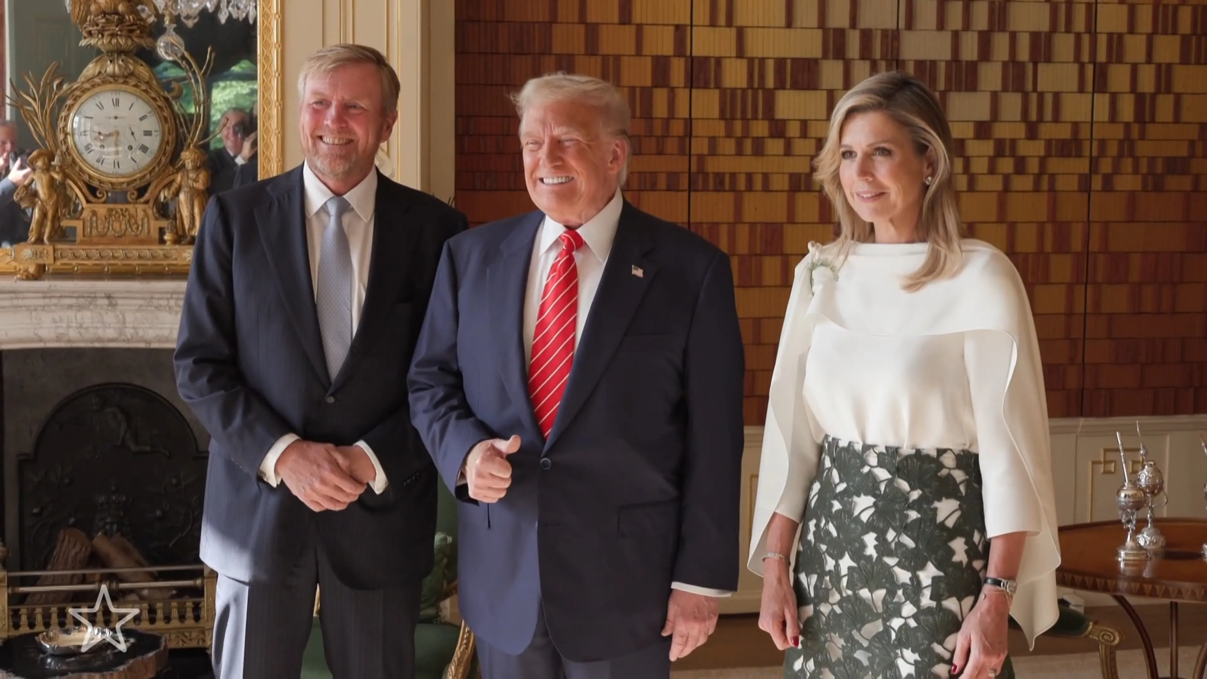 Willem-Alexander en Máxima hebben 'een goede band' met Donald Trump