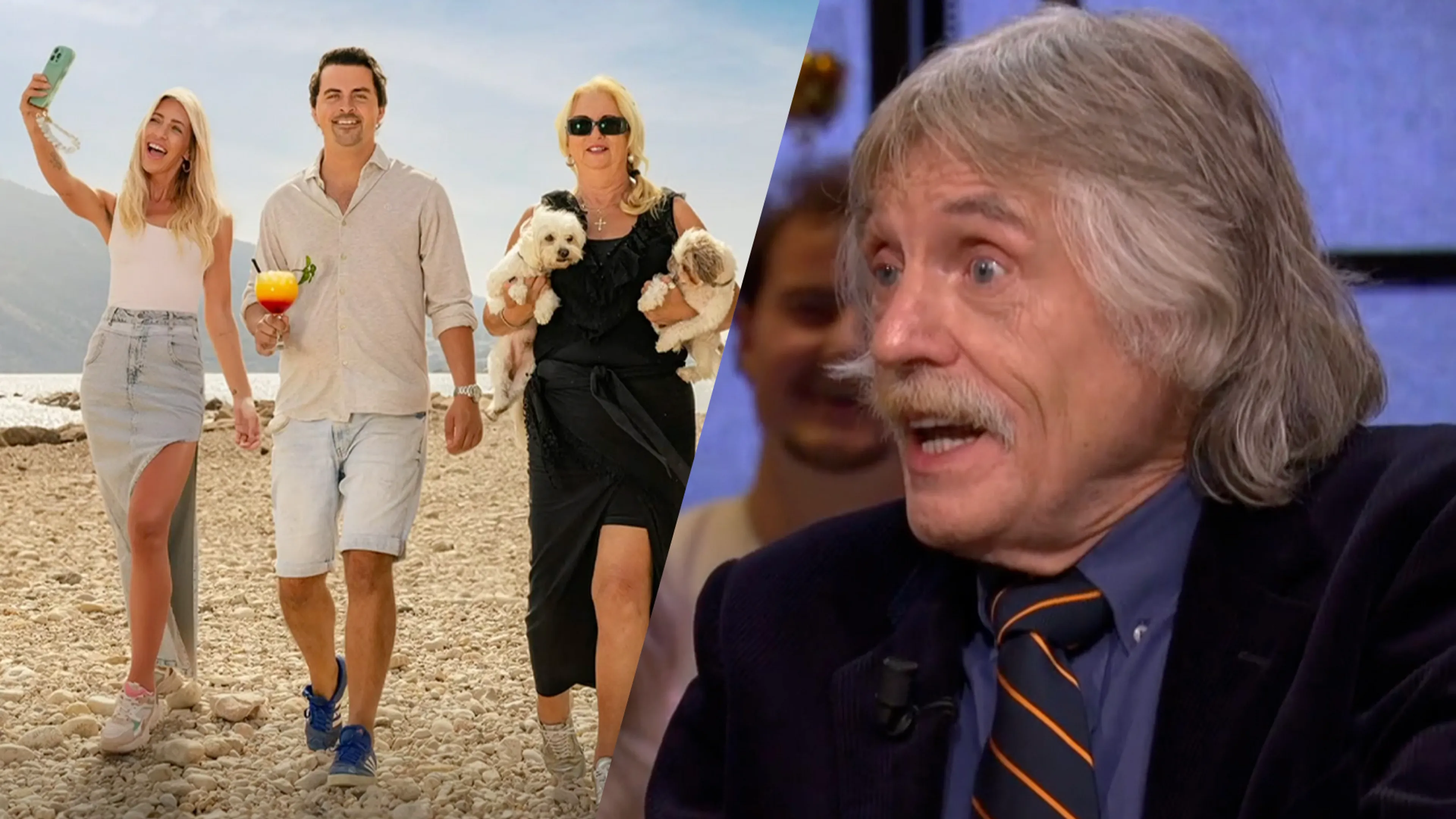 Johan Derksen is trouwe kijker De Hanslers: 'Volgende week weer'